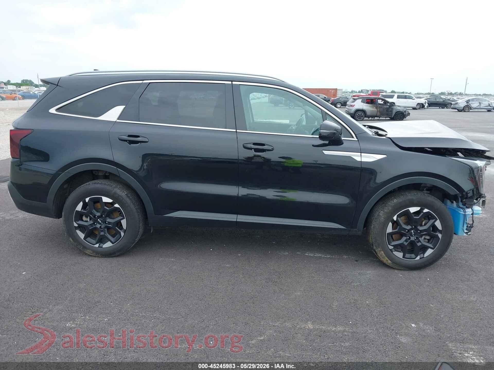 2024 KIA SORENTO VIN 5XYRLDJCXRG262341, auction photo 14