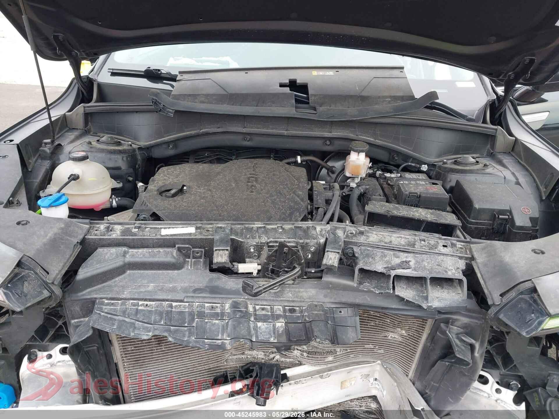 2024 KIA SORENTO VIN 5XYRLDJCXRG262341, interior dashboard