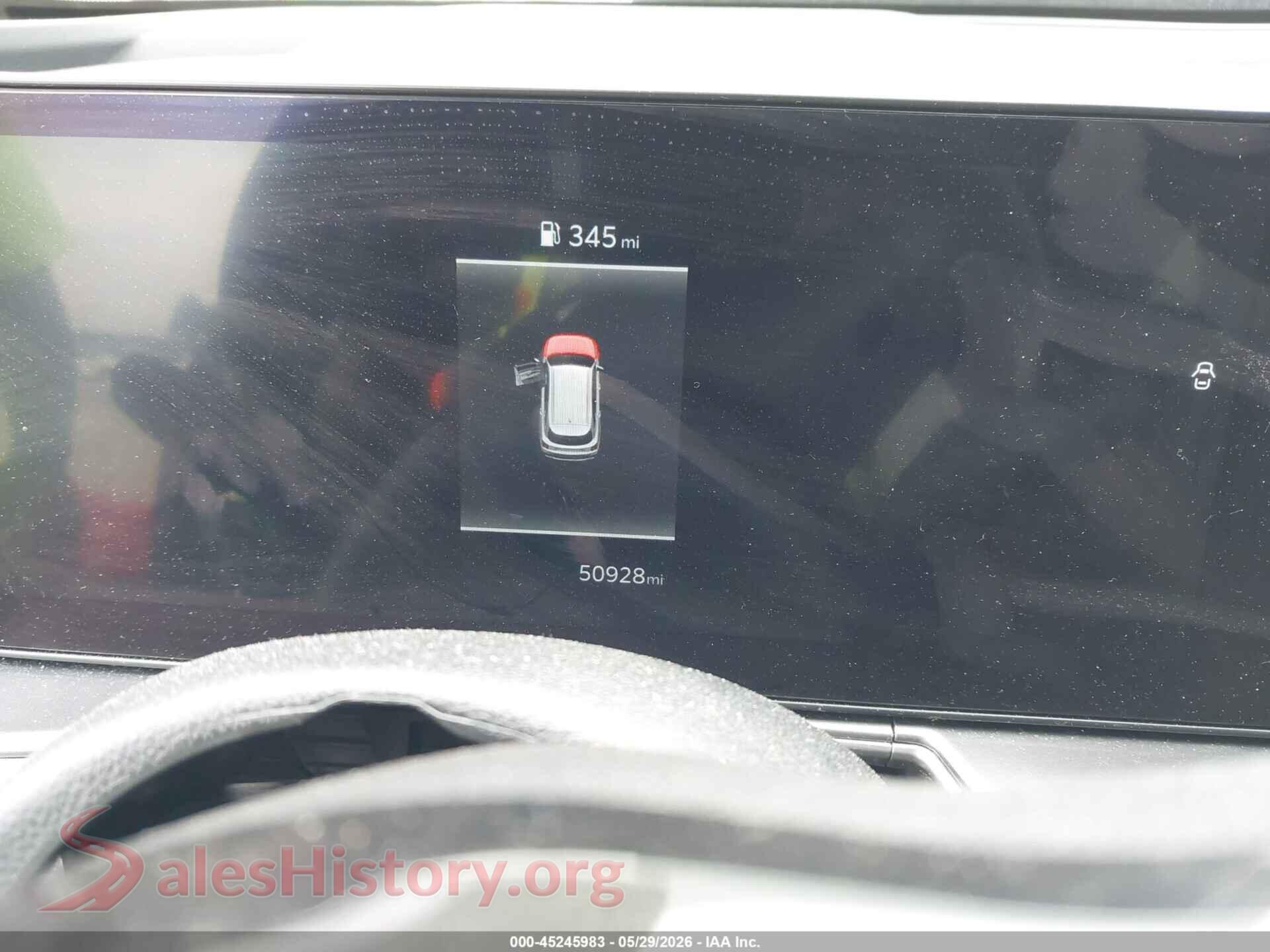 2024 KIA SORENTO VIN 5XYRLDJCXRG262341, passenger side view