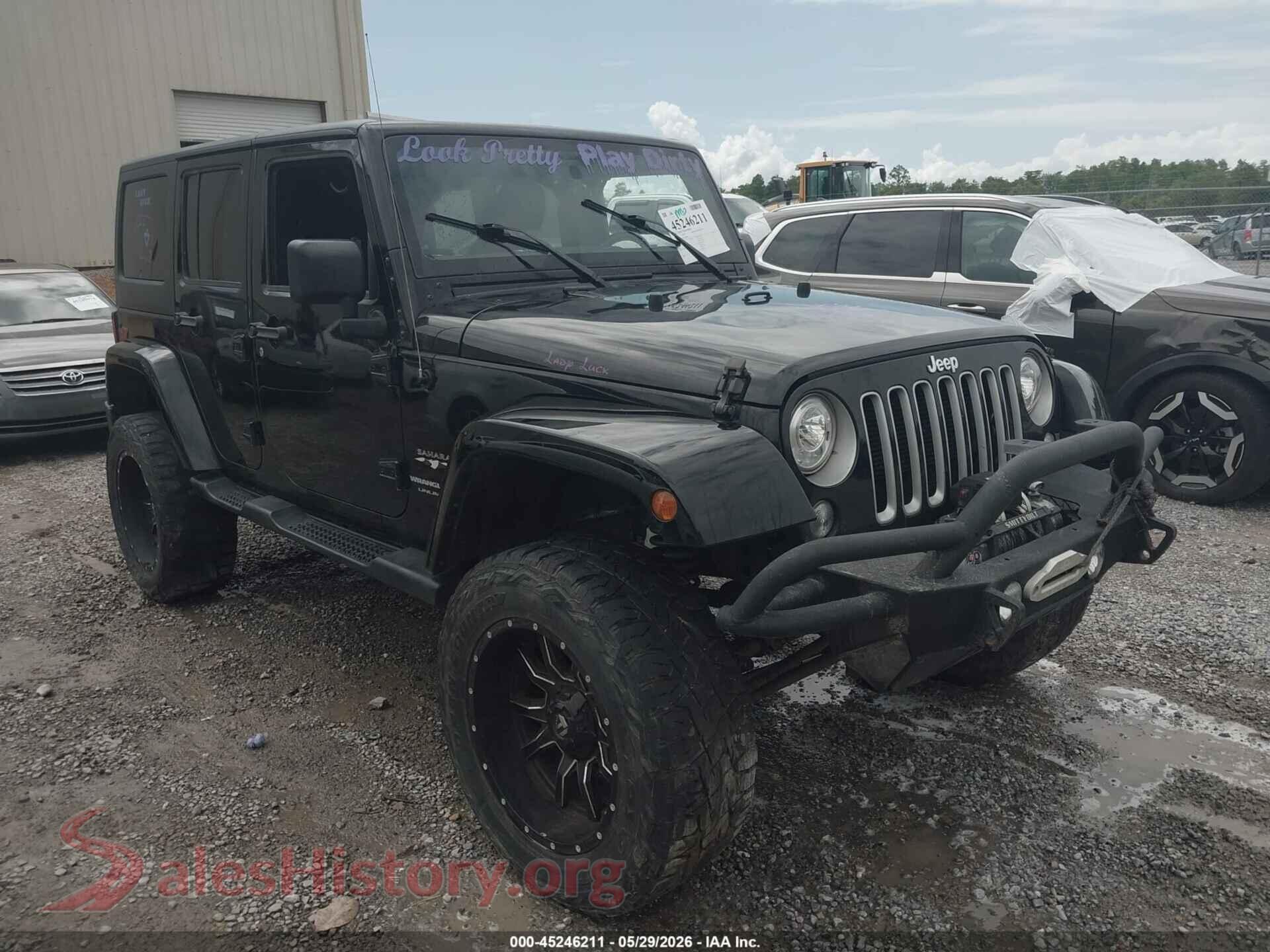 2018 JEEP WRANGLER JK UNLIMITED VIN 1C4HJWEG3JL928216, auction photo