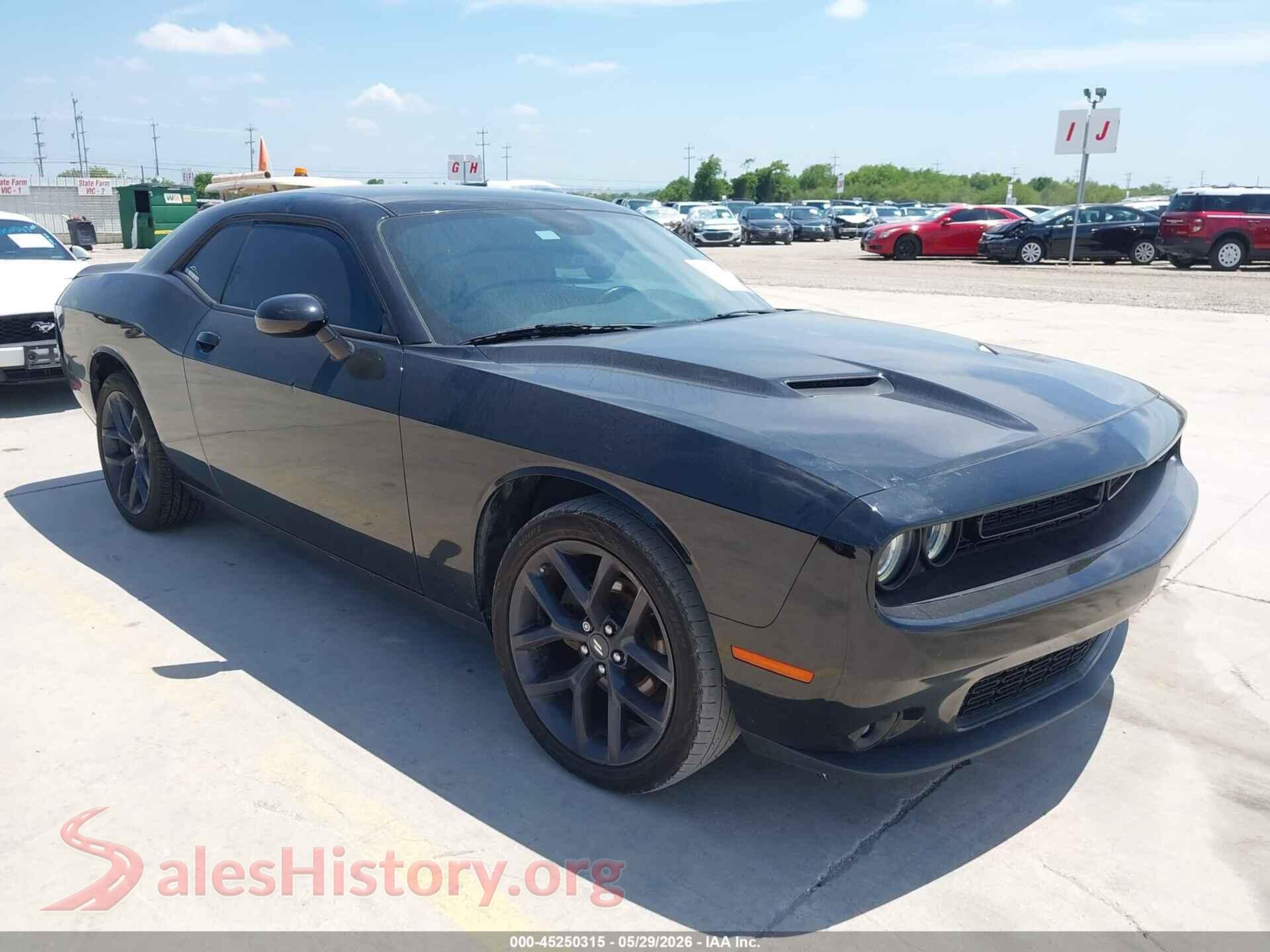 2020 DODGE CHALLENGER VIN 2C3CDZAG4LH223101, auction photo