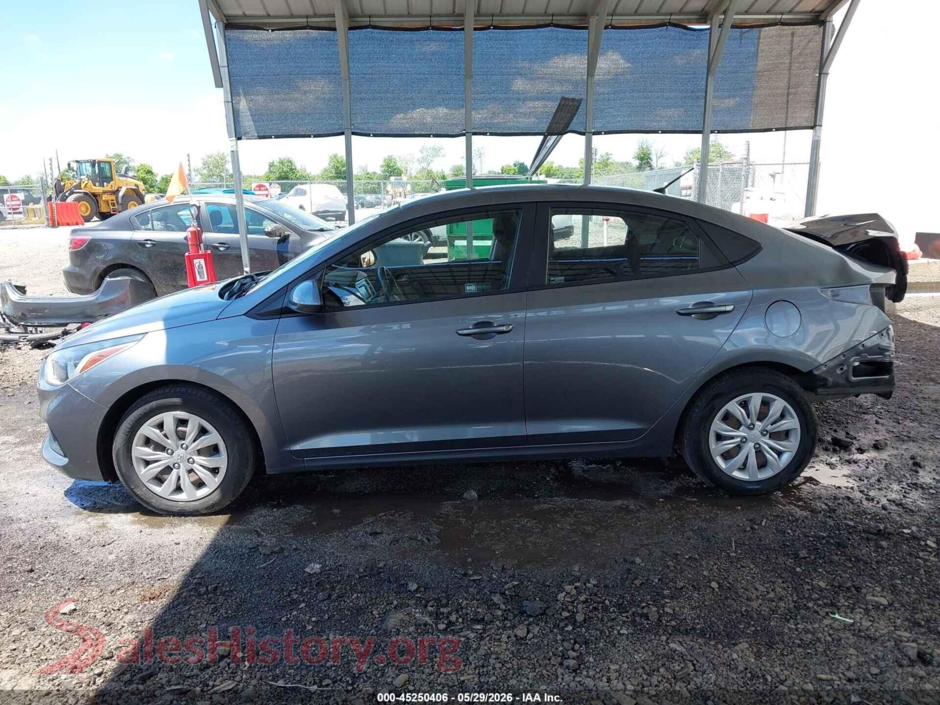 2019 HYUNDAI ACCENT VIN 3KPC24A36KE078347, auction photo 15