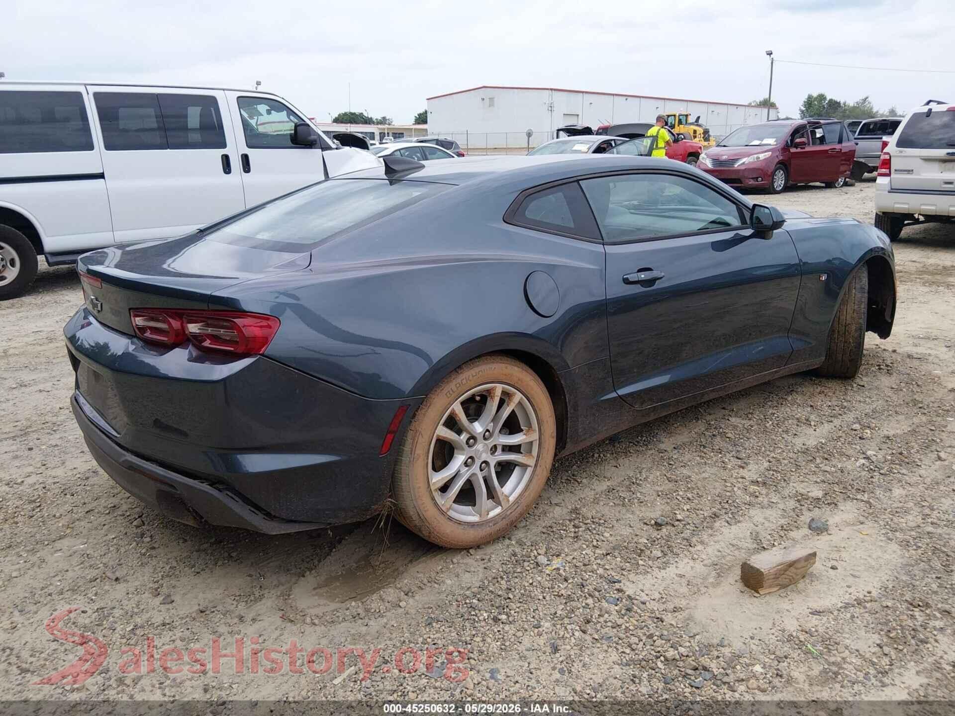 2019 CHEVROLET CAMARO VIN 1G1FB1RXXK0117784, rear driver side