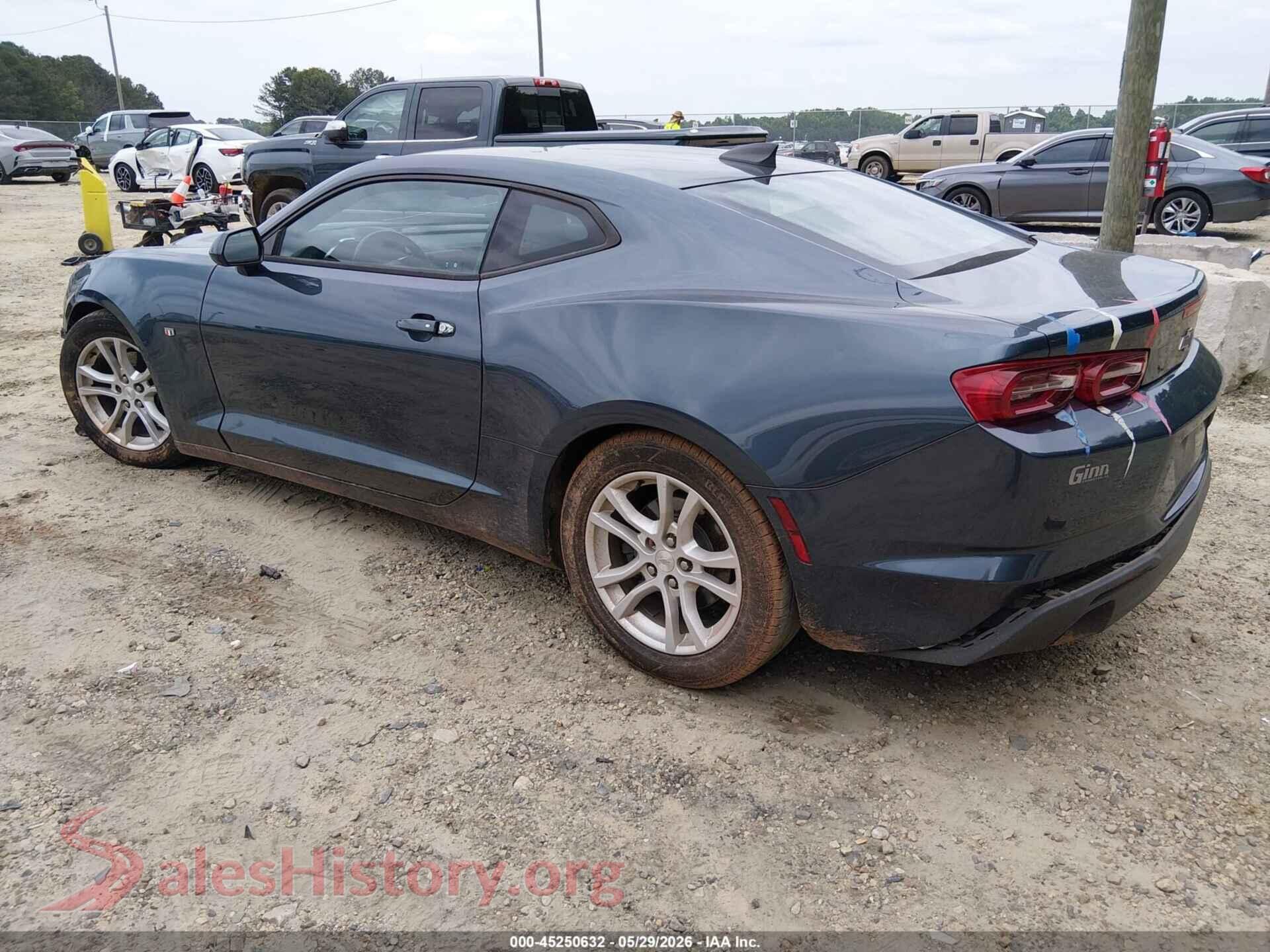 2019 CHEVROLET CAMARO VIN 1G1FB1RXXK0117784, driver side view