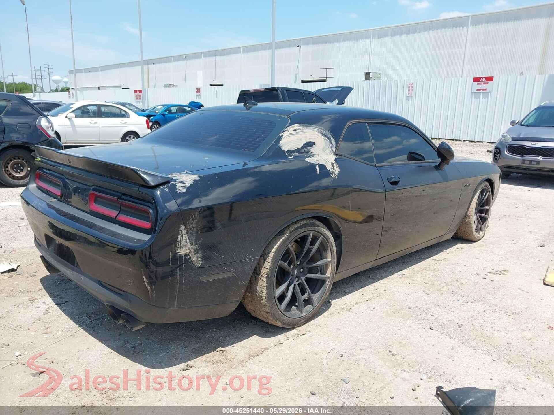 2018 DODGE CHALLENGER VIN 2C3CDZFJ3JH131981, rear driver side