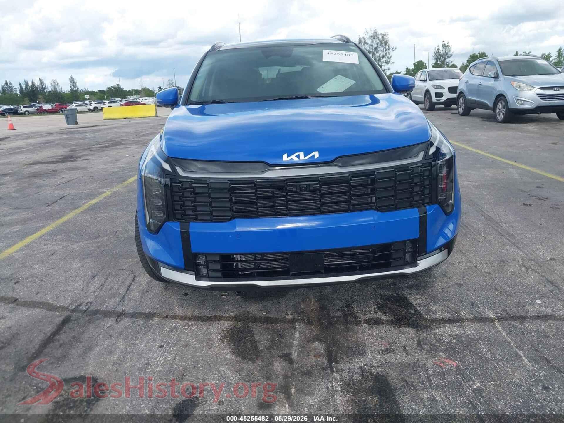 2026 KIA SPORTAGE VIN 5XYK53DF3TG382078, rear passenger side