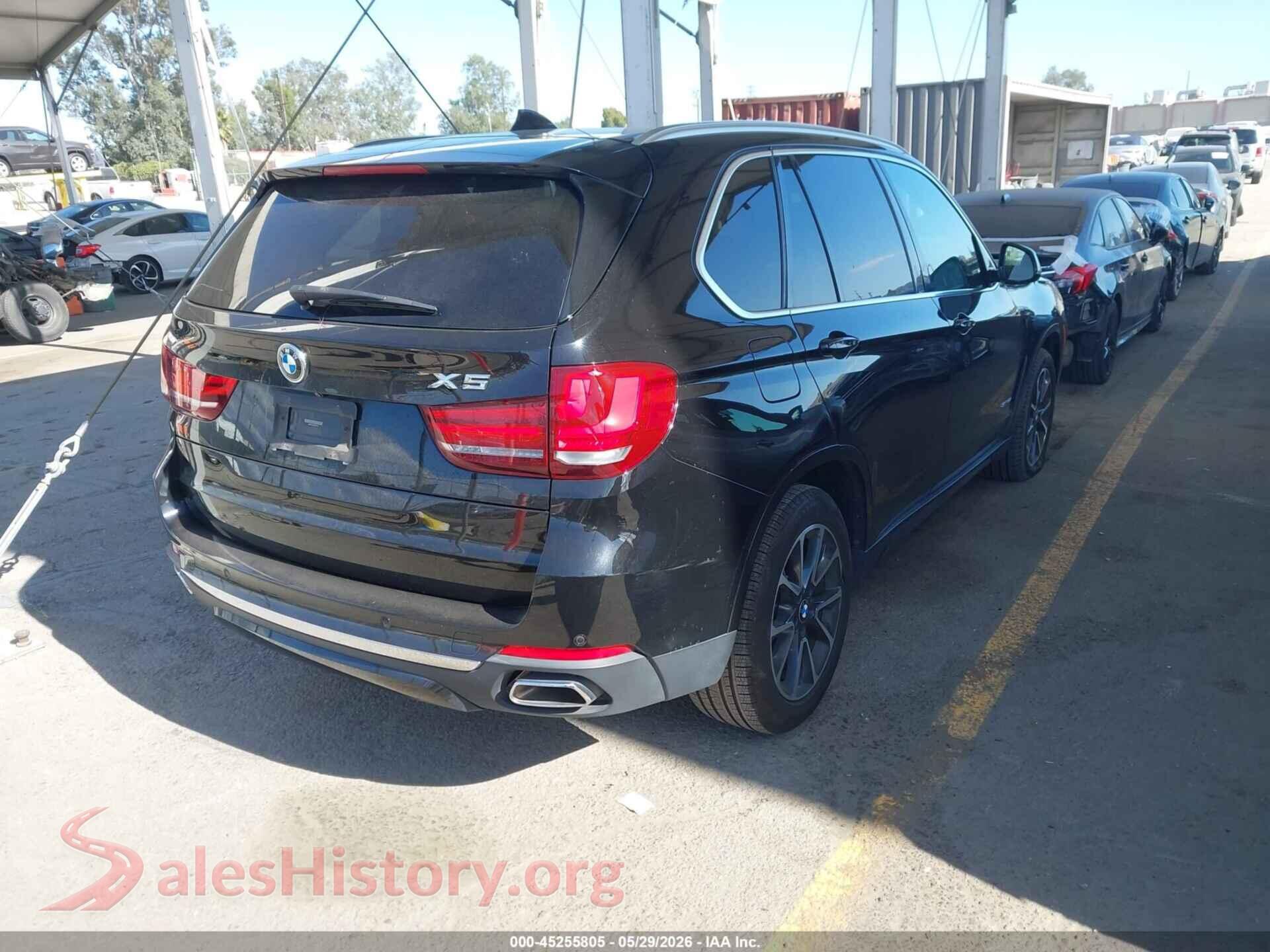 2018 BMW X5 VIN 5UXKR2C55J0Z17159, rear driver side