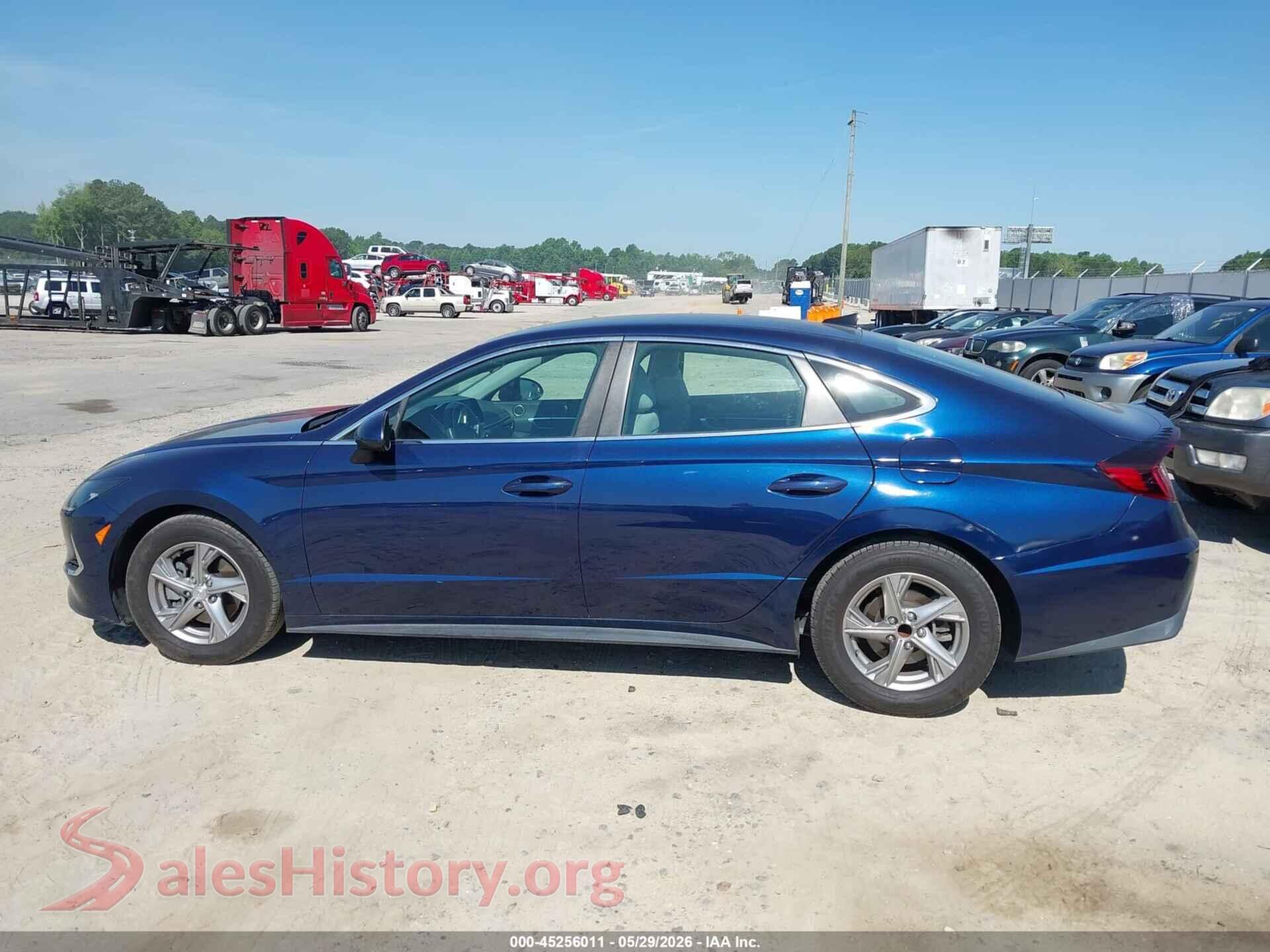 2020 HYUNDAI SONATA VIN 5NPEG4JA3LH001604, auction photo 15