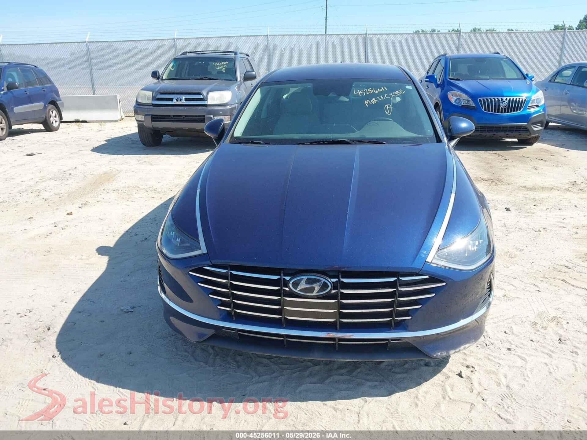2020 HYUNDAI SONATA VIN 5NPEG4JA3LH001604, auction photo 13