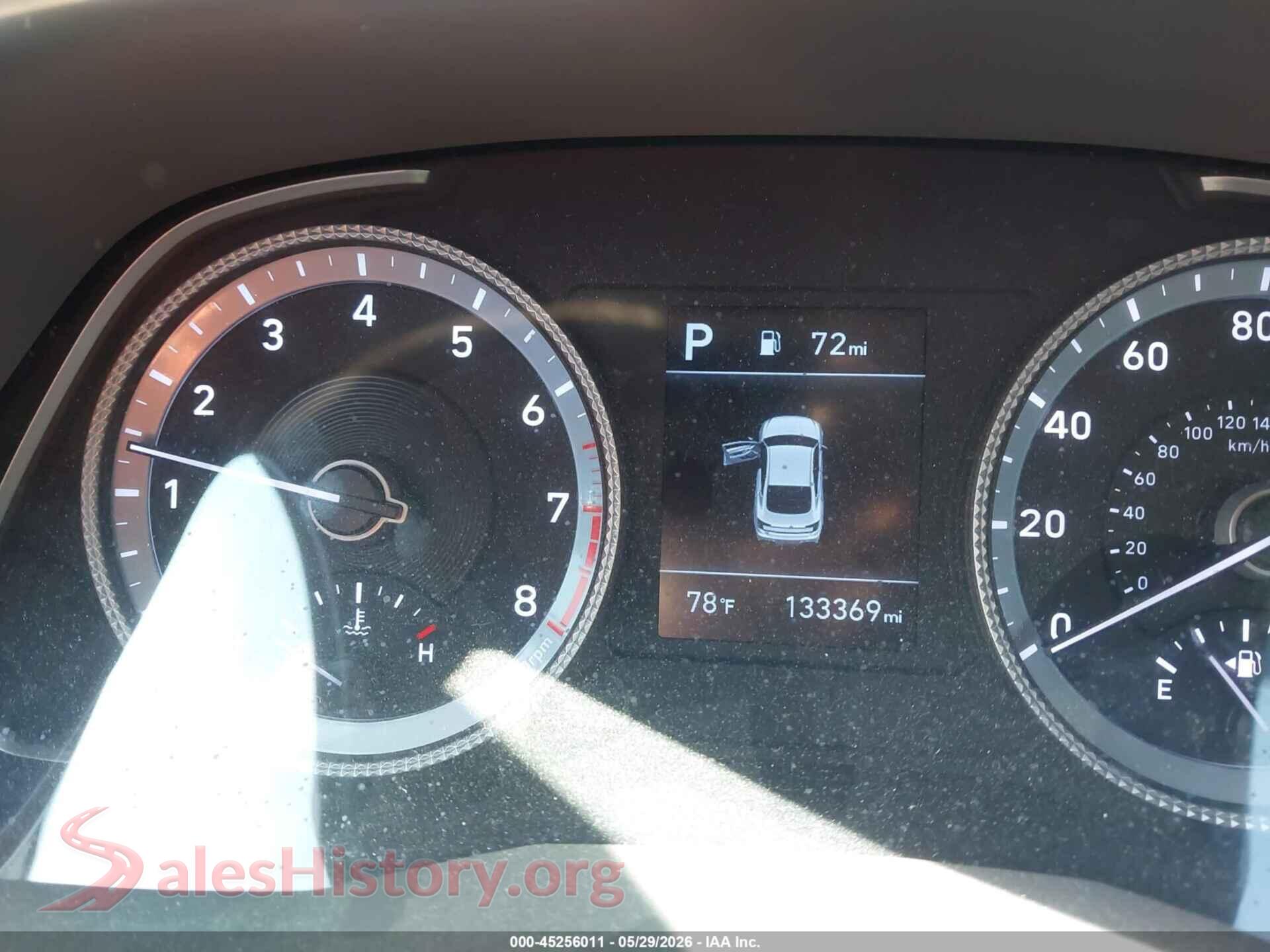 2020 HYUNDAI SONATA VIN 5NPEG4JA3LH001604, passenger side view