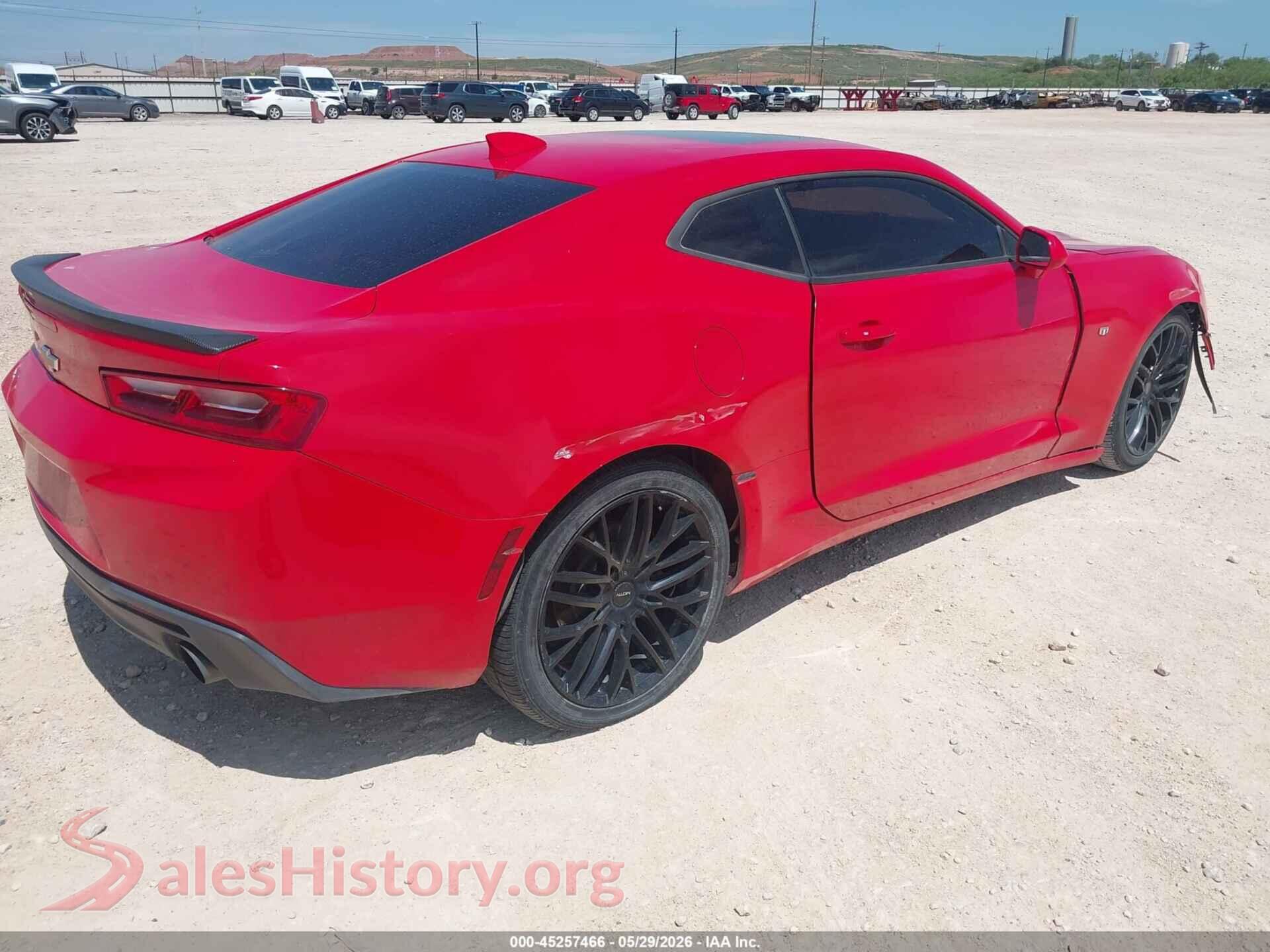2017 CHEVROLET CAMARO VIN 1G1FB1RS4H0209499, rear driver side