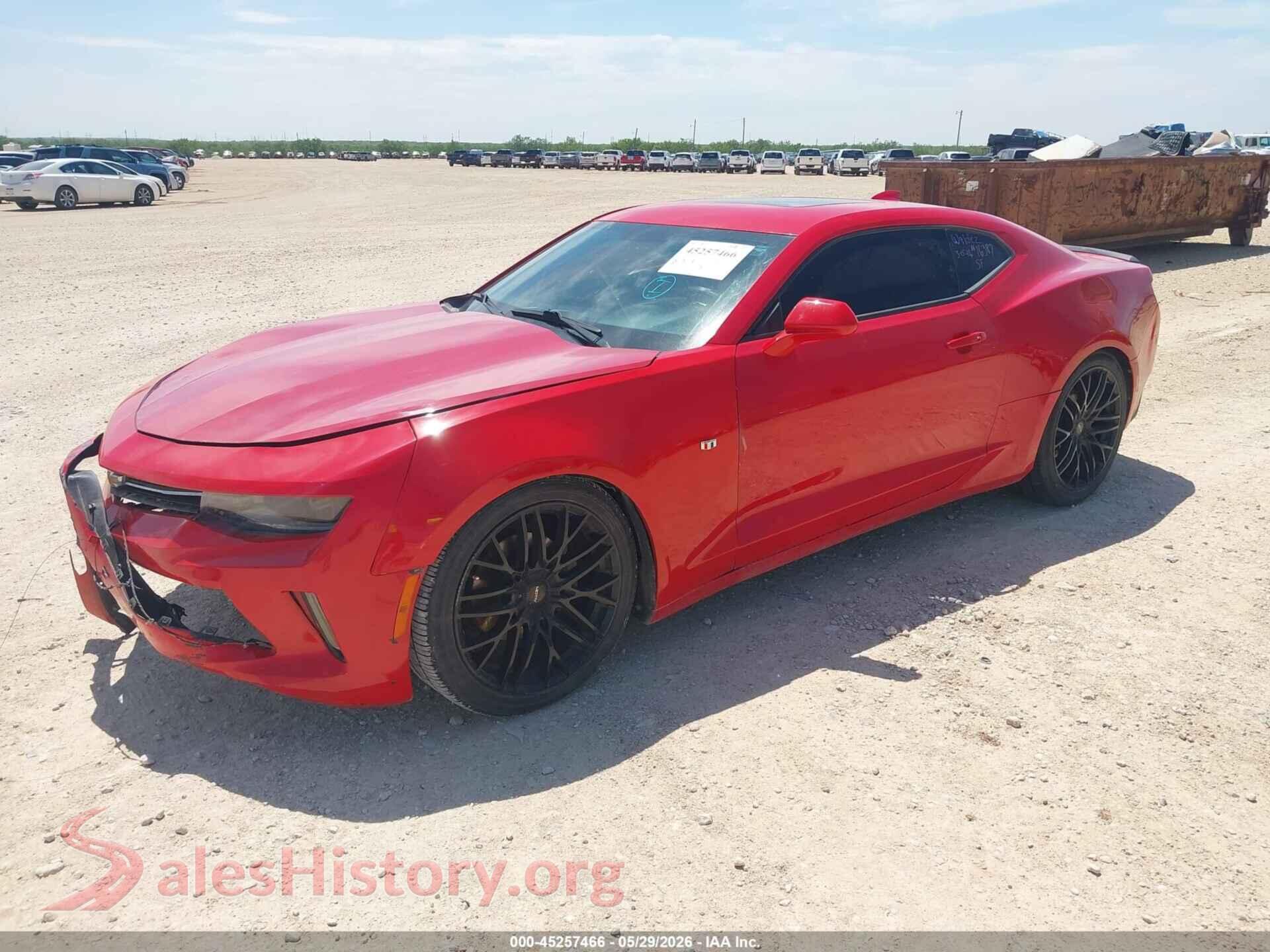 2017 CHEVROLET CAMARO VIN 1G1FB1RS4H0209499, front view