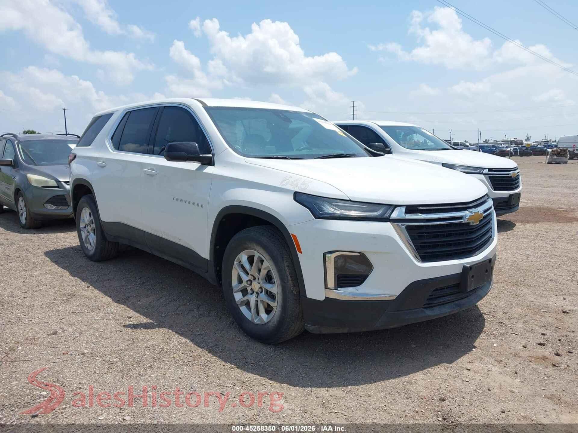 1GNERFKWXNJ139271 2022 CHEVROLET TRAVERSE