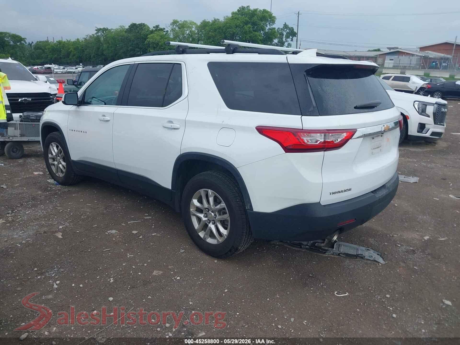 2019 CHEVROLET TRAVERSE VIN 1GNERMKW0KJ242666, driver side view