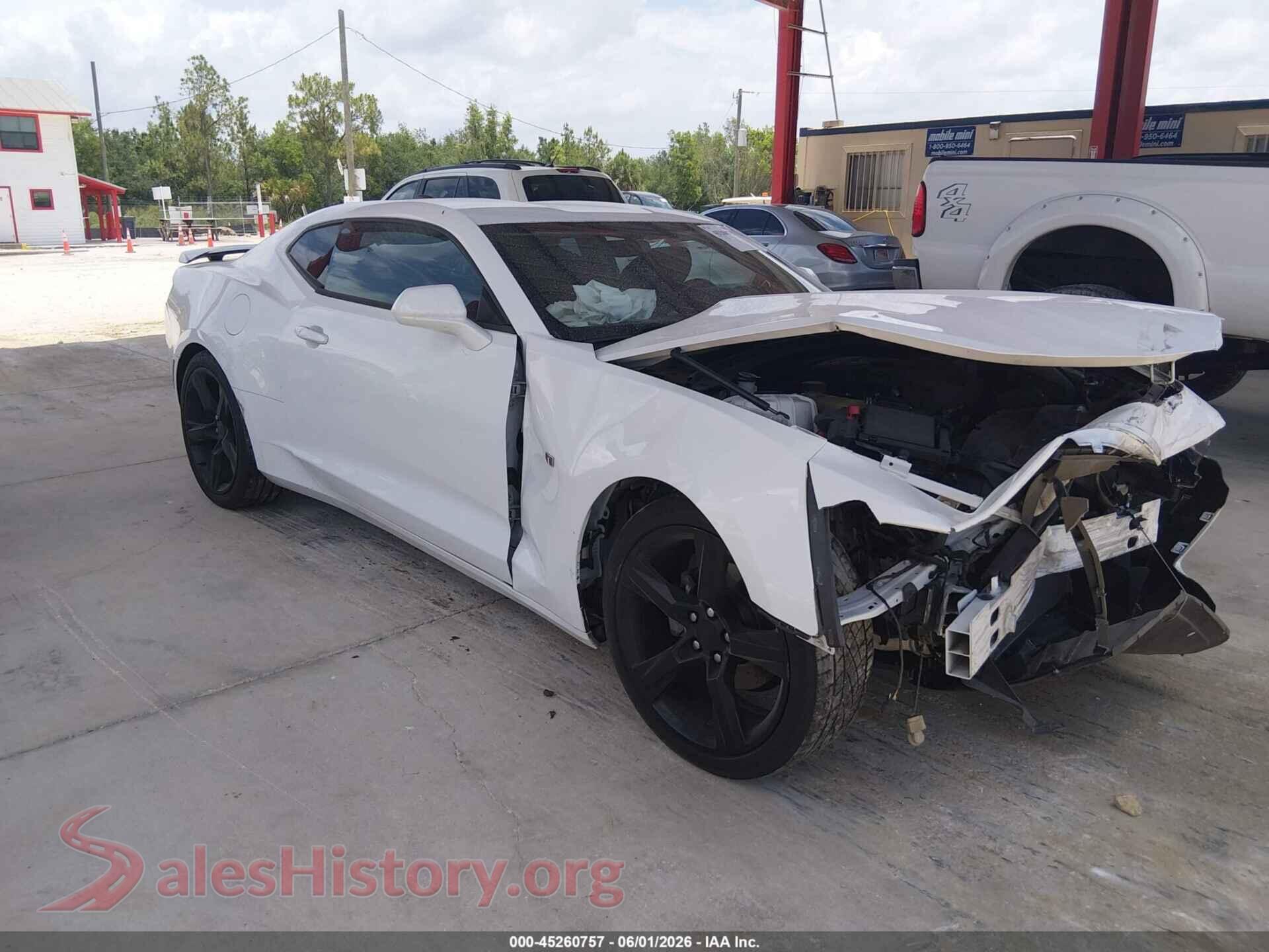 2018 CHEVROLET CAMARO VIN 1G1FB1RX4J0185920, auction photo