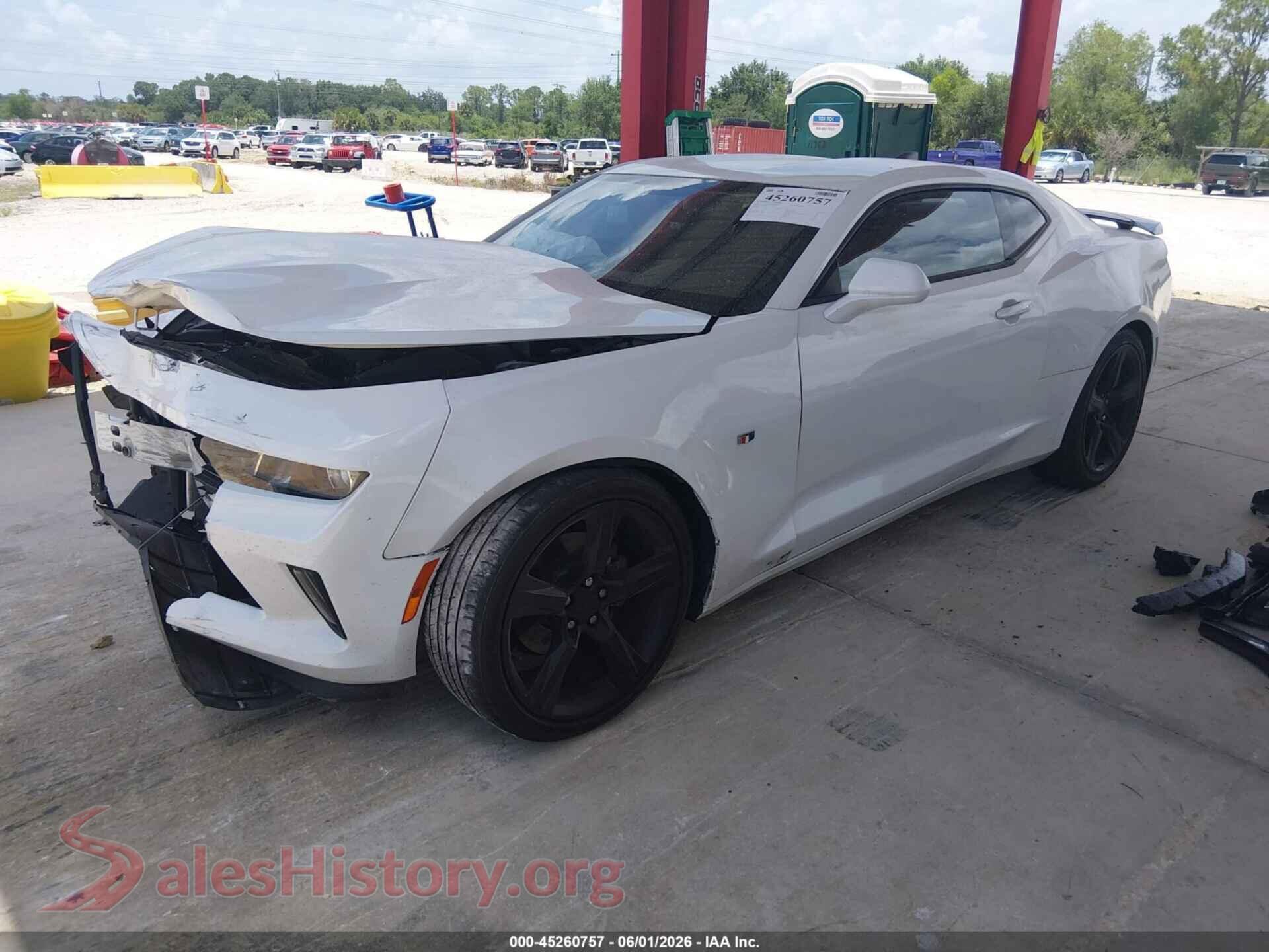 2018 CHEVROLET CAMARO VIN 1G1FB1RX4J0185920, front view