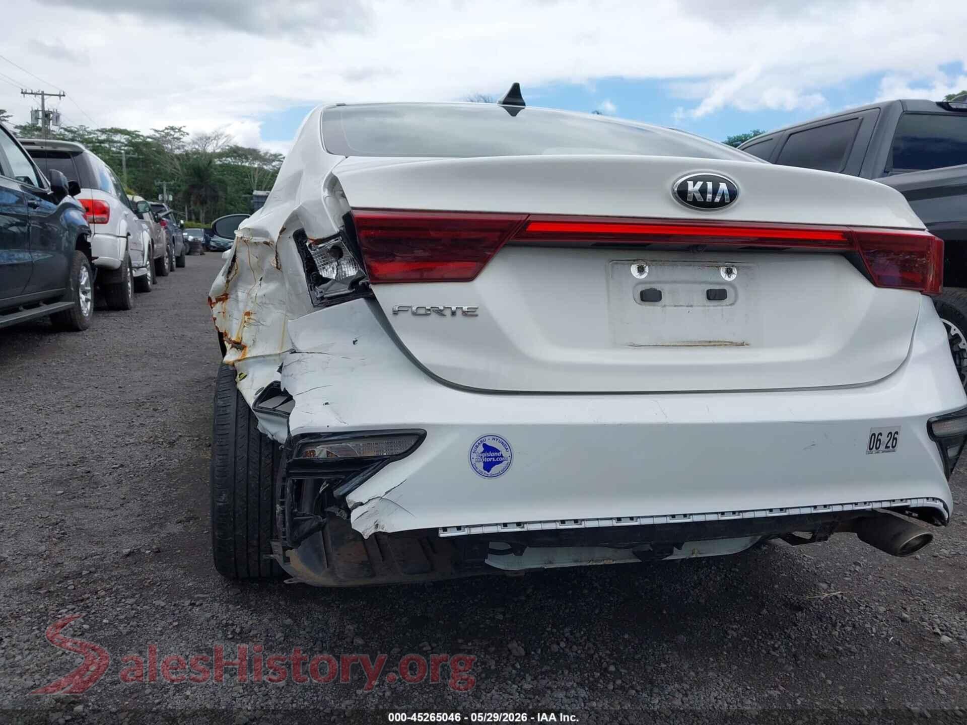 2021 KIA FORTE VIN 3KPF24AD0ME316363, auction photo 19