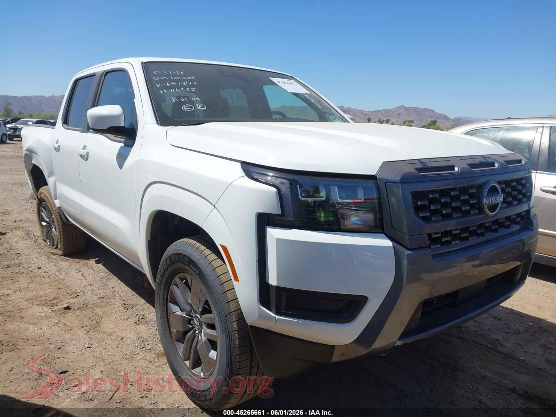 1N6ED1EK8TN641847 2026 NISSAN FRONTIER