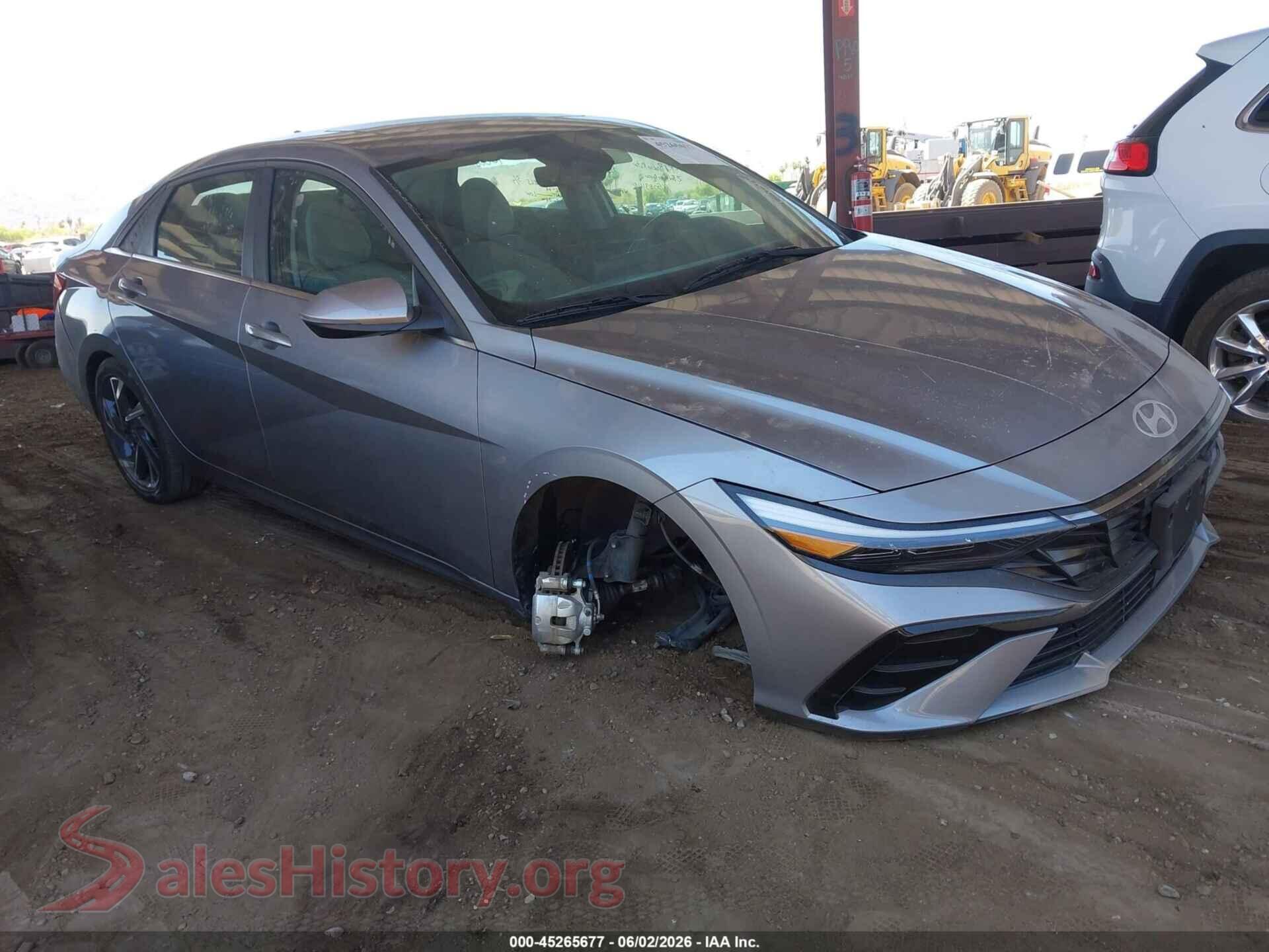 2025 HYUNDAI ELANTRA VIN KMHLP4DG9SU894417, auction photo