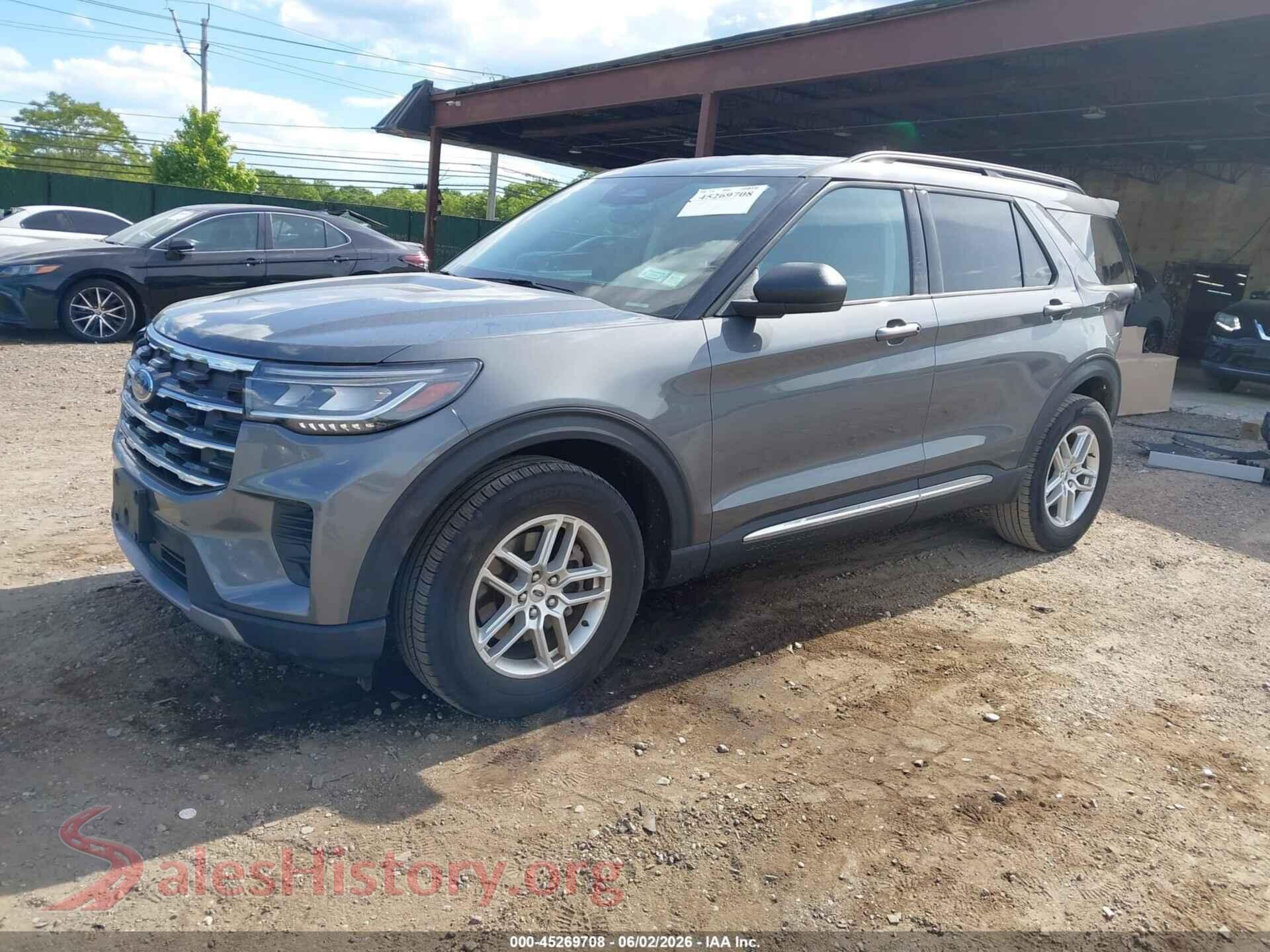 2025 FORD EXPLORER VIN 1FMUK8DH8SGB79727, front view