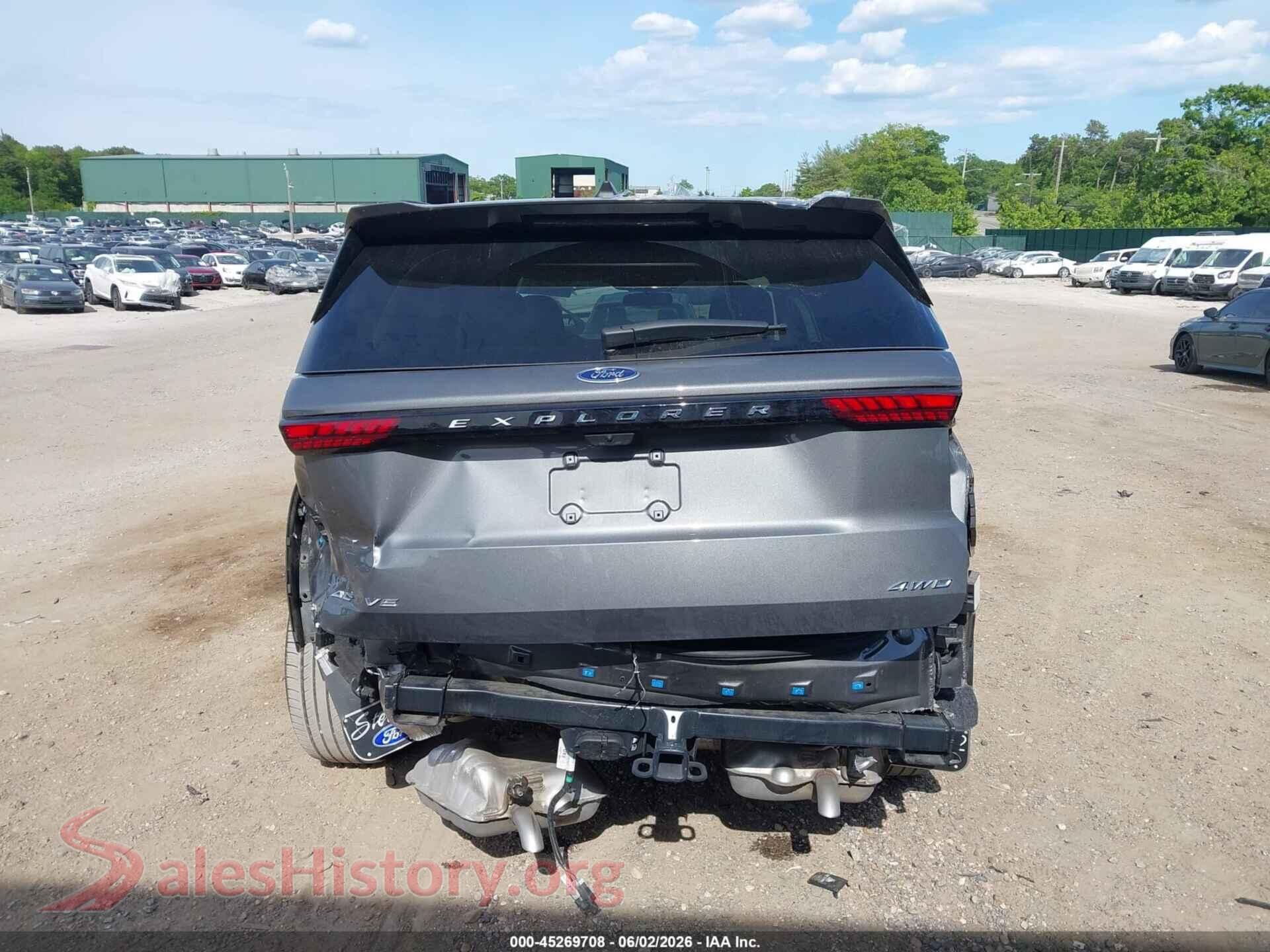 2025 FORD EXPLORER VIN 1FMUK8DH8SGB79727, auction photo 17