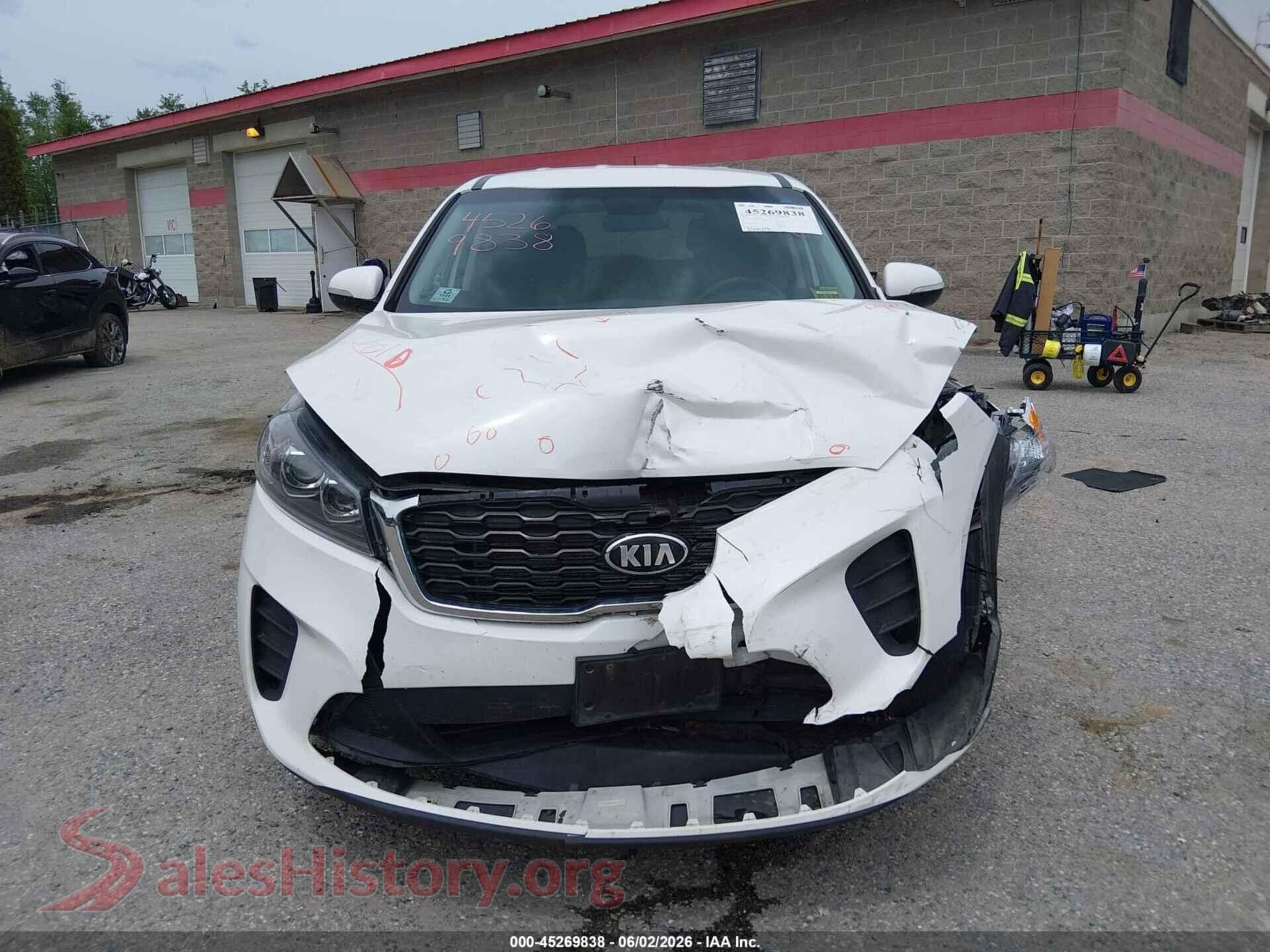 2019 KIA SORENTO VIN 5XYPGDA50KG446125, auction photo 13