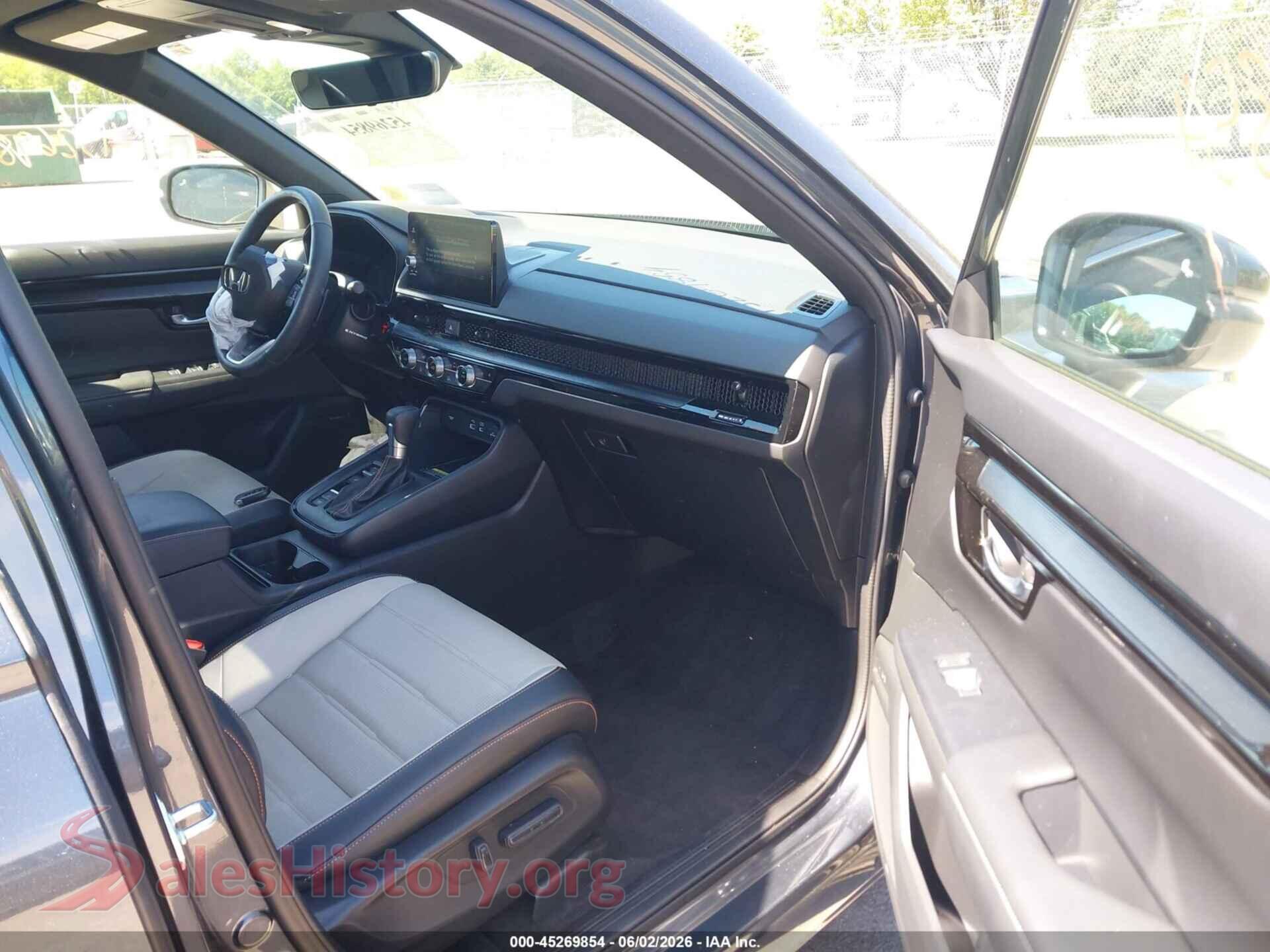 2024 HONDA CR-V HYBRID VIN 2HKRS6H9XRH804524, rear view