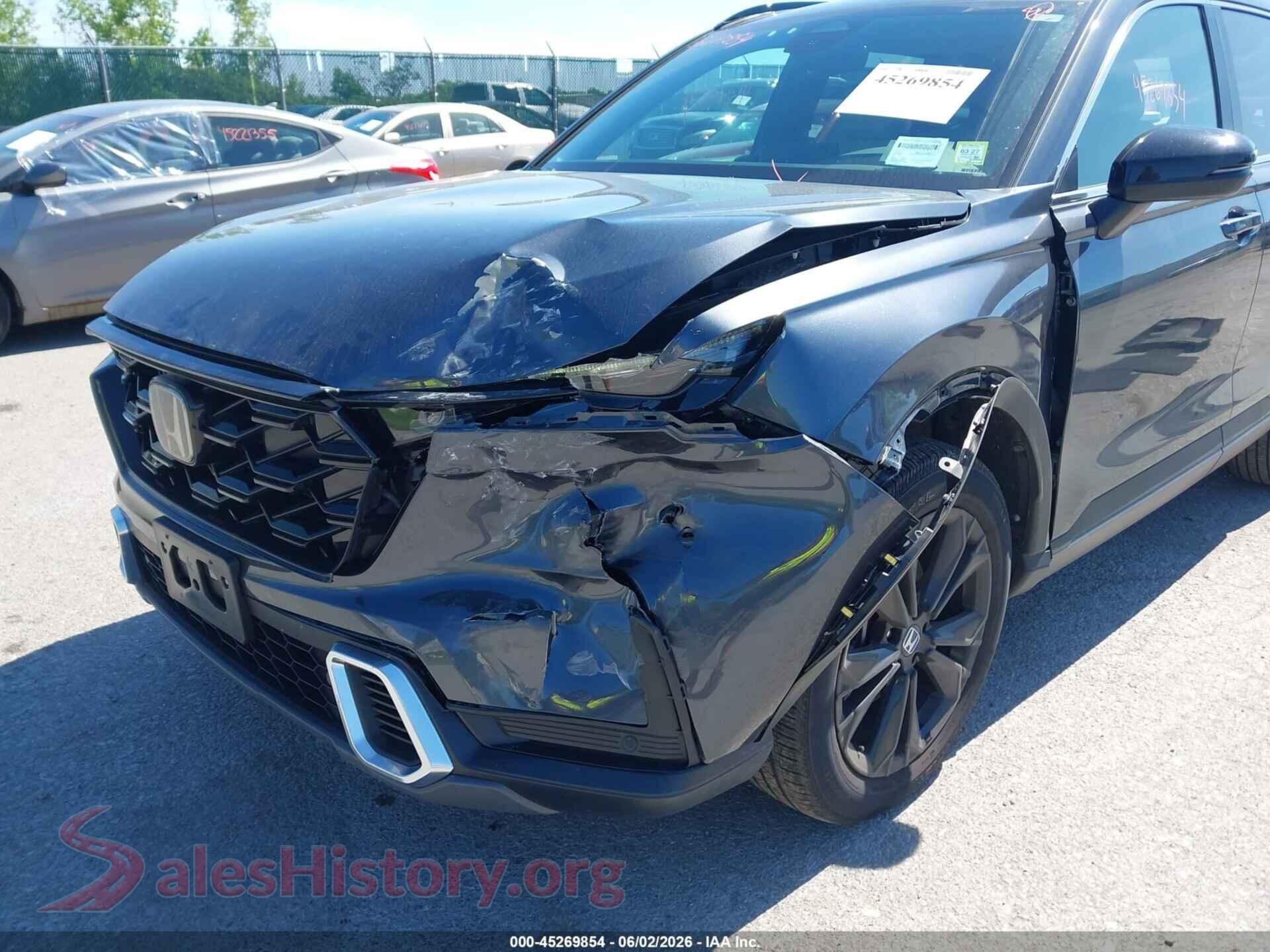 2024 HONDA CR-V HYBRID VIN 2HKRS6H9XRH804524, rear passenger side