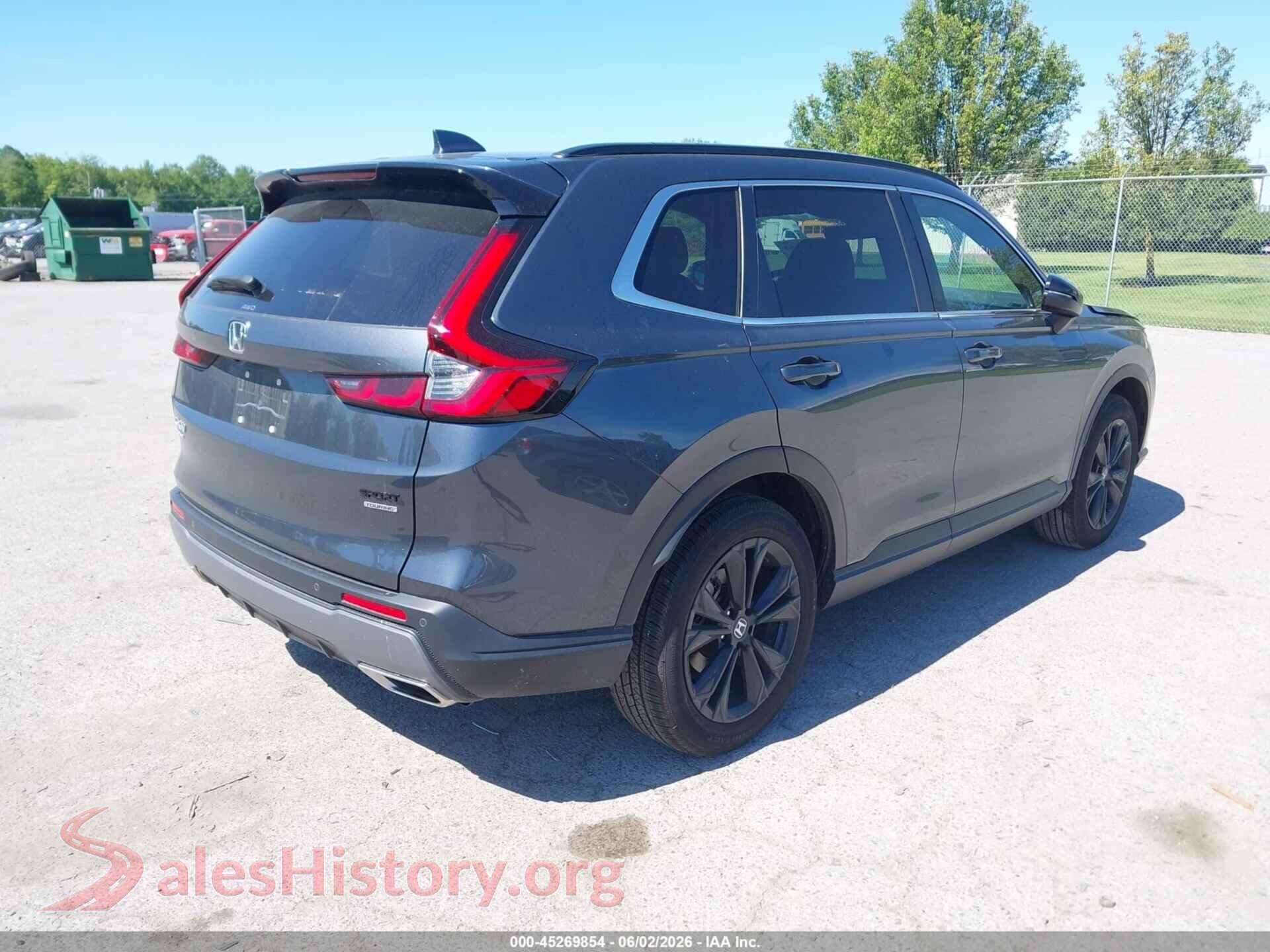 2024 HONDA CR-V HYBRID VIN 2HKRS6H9XRH804524, rear driver side