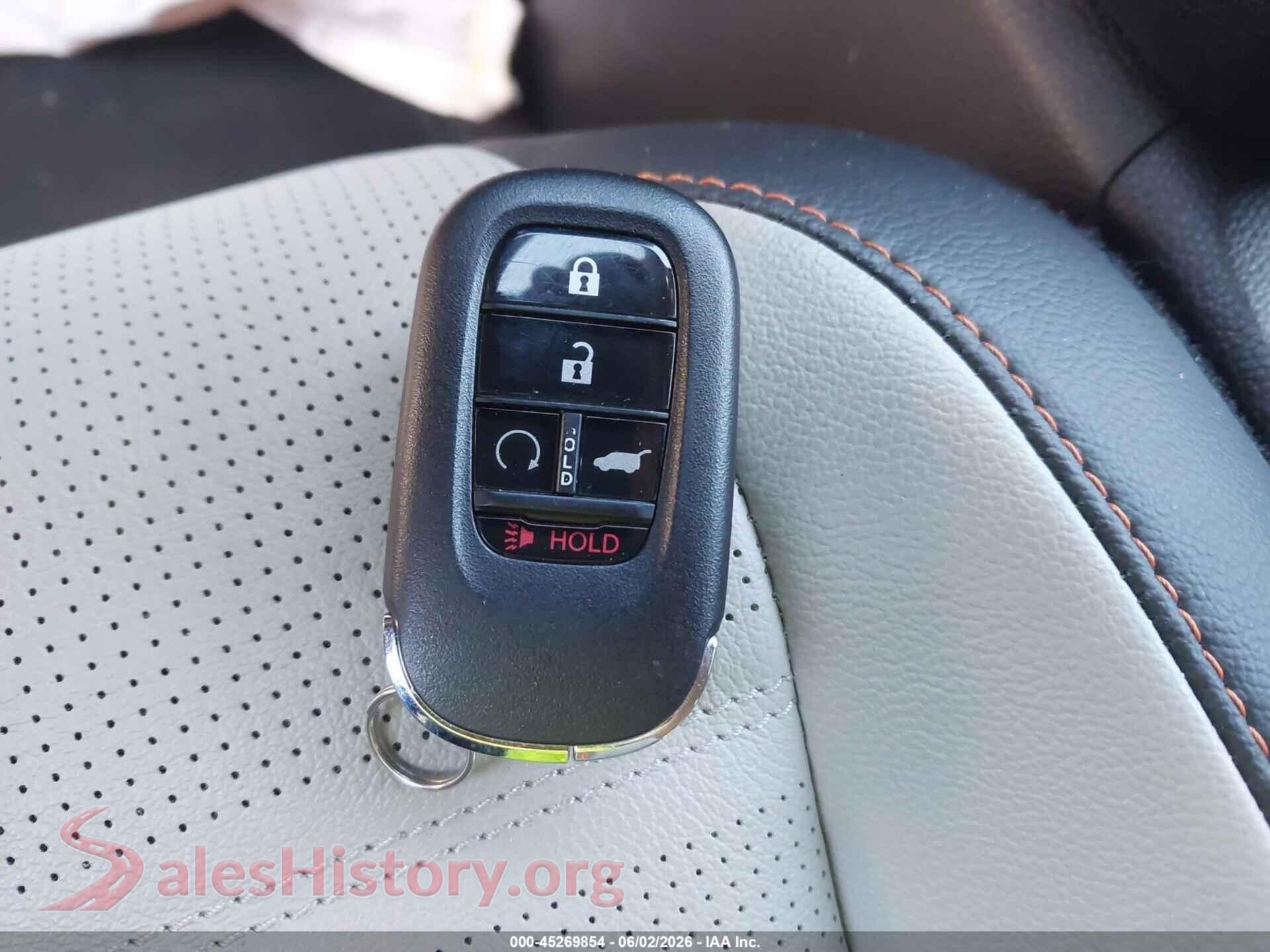 2024 HONDA CR-V HYBRID VIN 2HKRS6H9XRH804524, odometer mileage