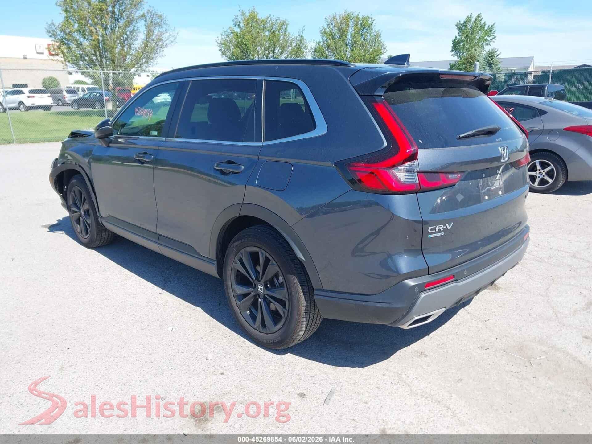 2024 HONDA CR-V HYBRID VIN 2HKRS6H9XRH804524, driver side view