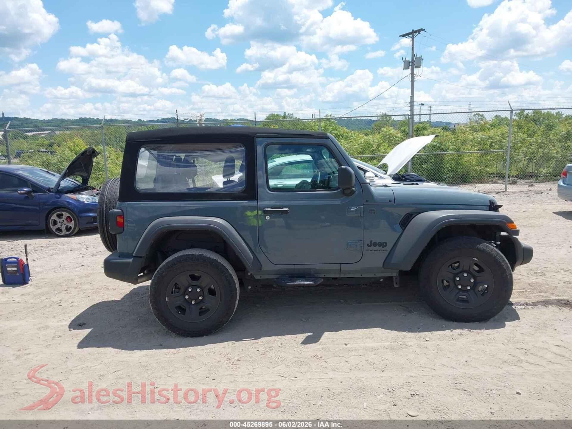 2024 JEEP WRANGLER VIN 1C4PJXAG5RW281920, auction photo 13