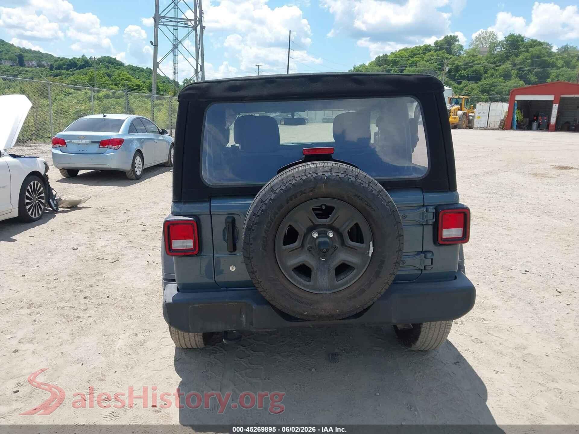 2024 JEEP WRANGLER VIN 1C4PJXAG5RW281920, auction photo 16