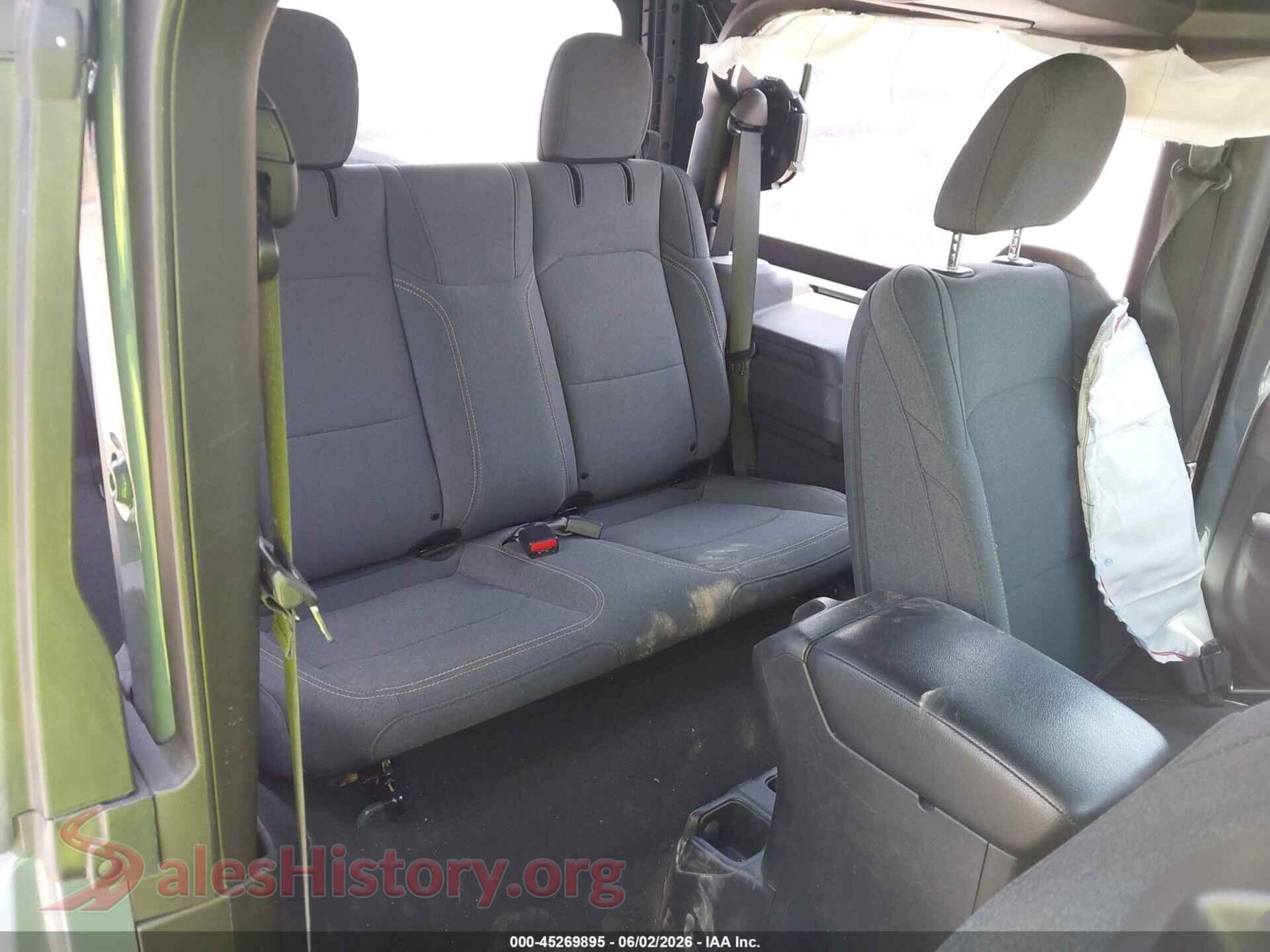 2024 JEEP WRANGLER VIN 1C4PJXAG5RW281920, front passenger side