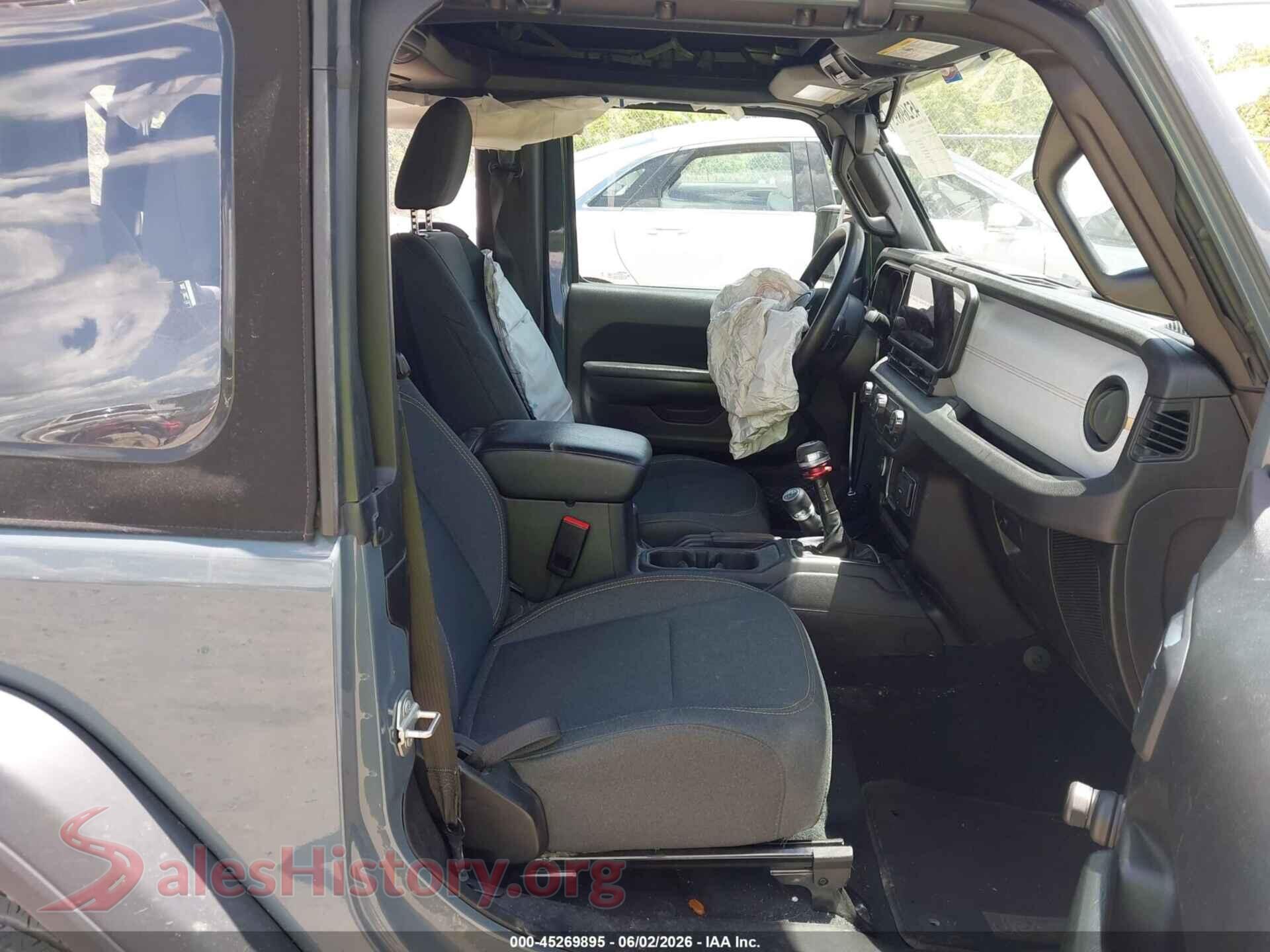 2024 JEEP WRANGLER VIN 1C4PJXAG5RW281920, rear view