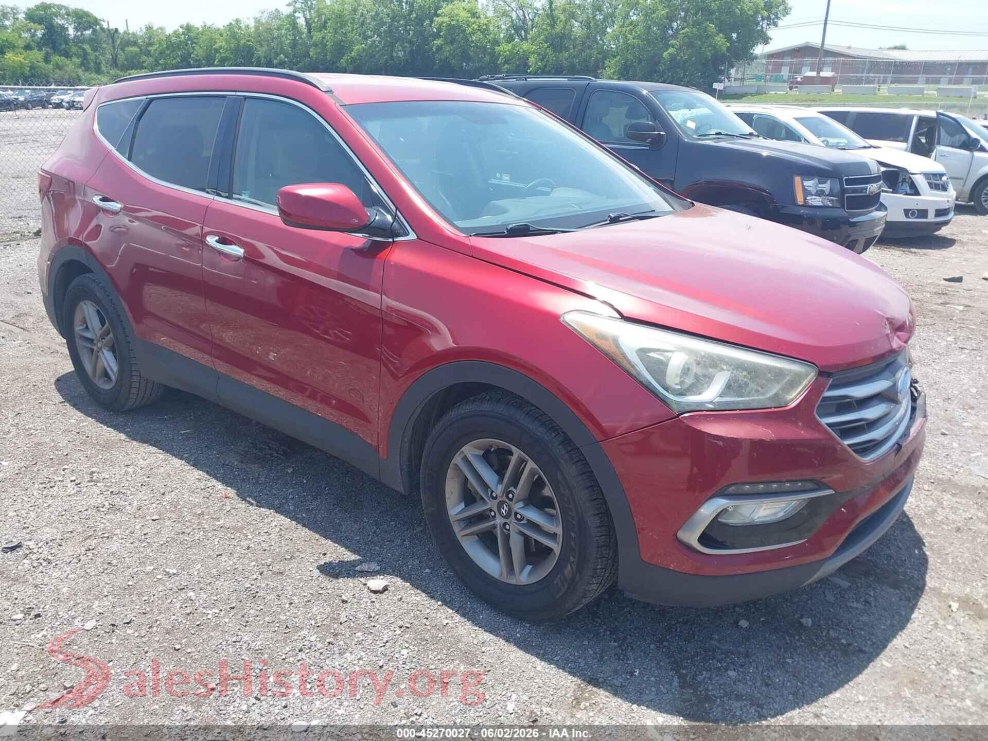 5XYZU3LB7HG466864 2017 HYUNDAI SANTA FE SPORT