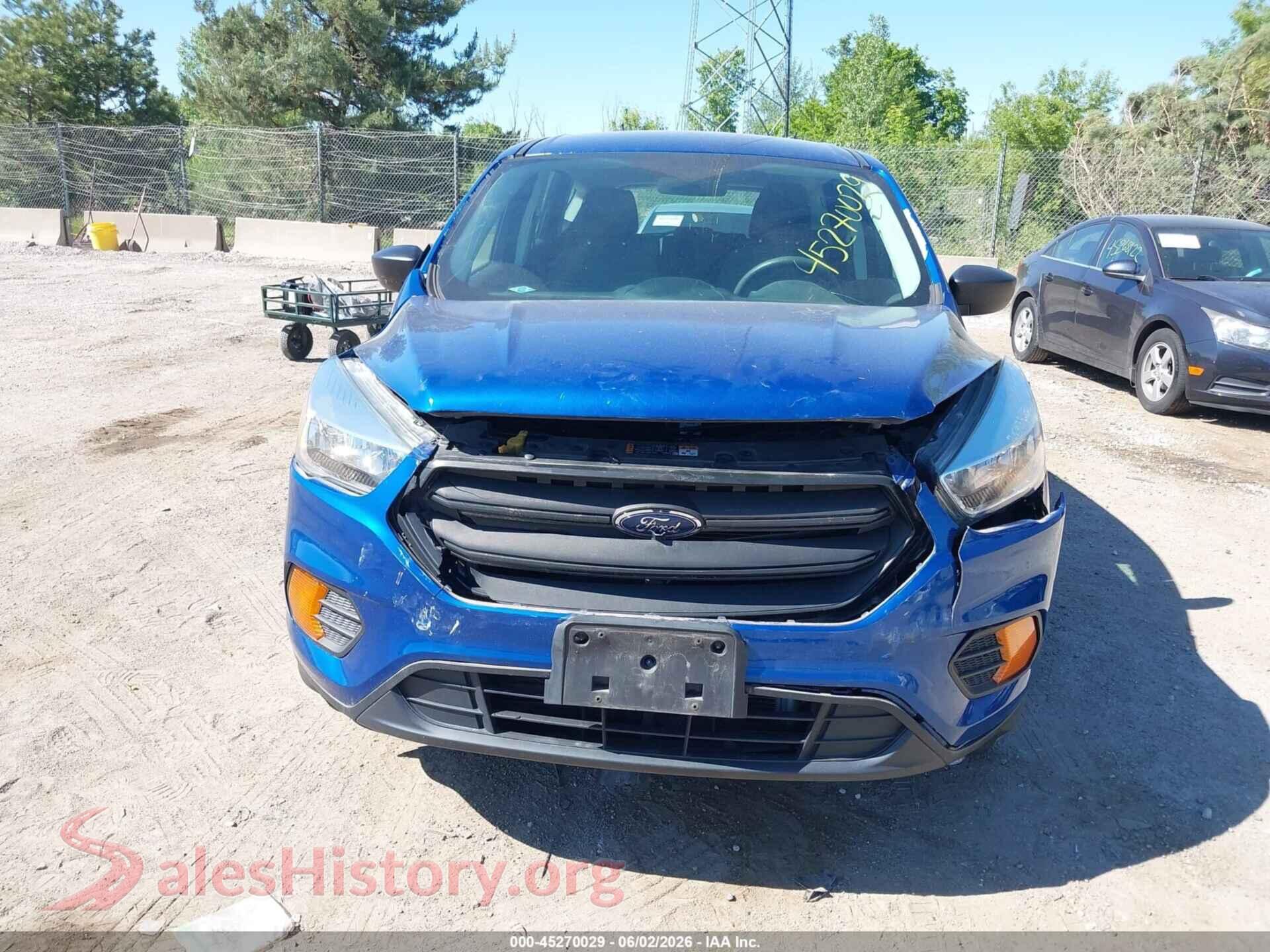 2017 FORD ESCAPE VIN 1FMCU0F70HUA89994, rear passenger side
