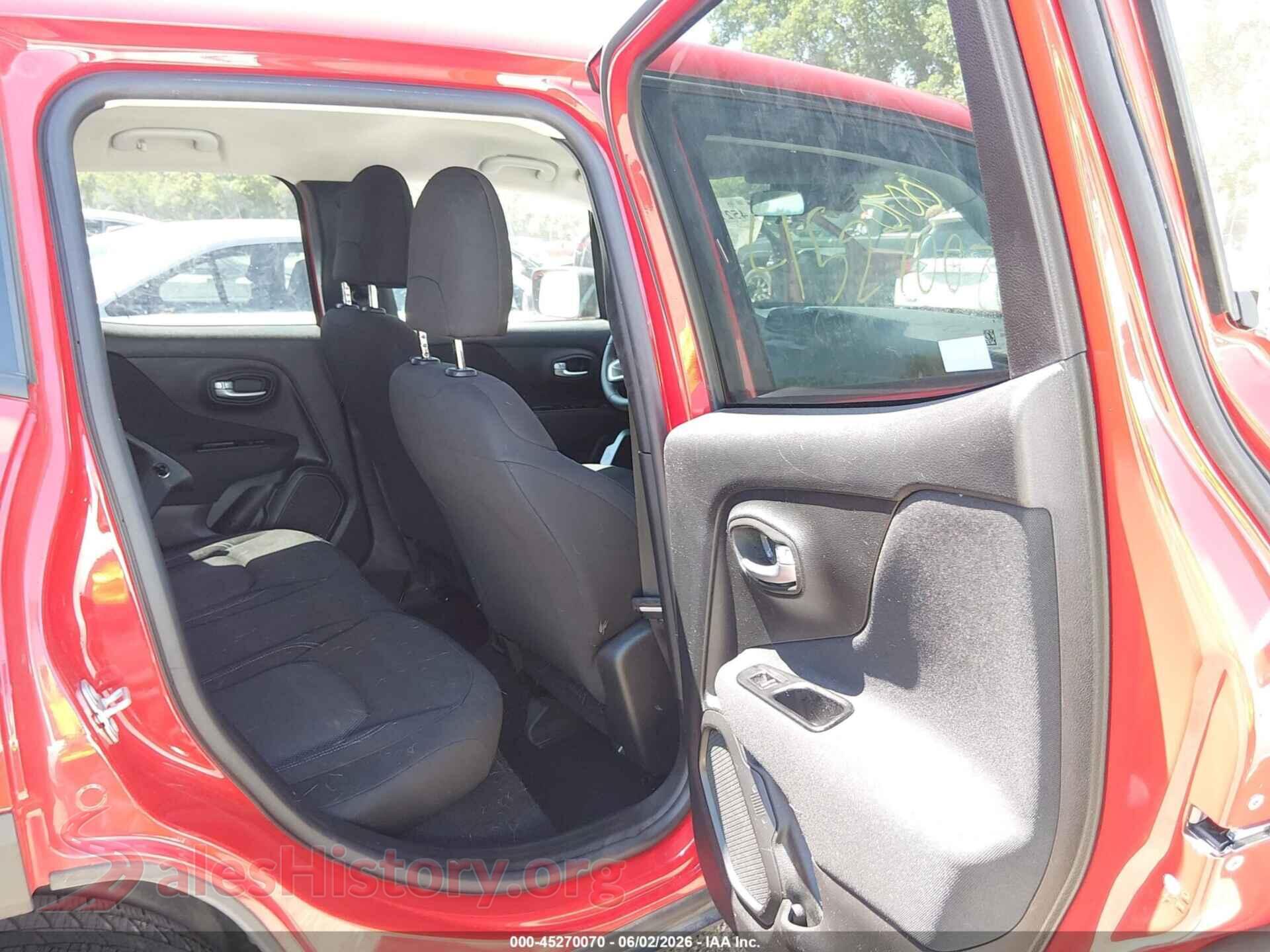 2021 JEEP RENEGADE VIN ZACNJDAB5MPM53263, front passenger side