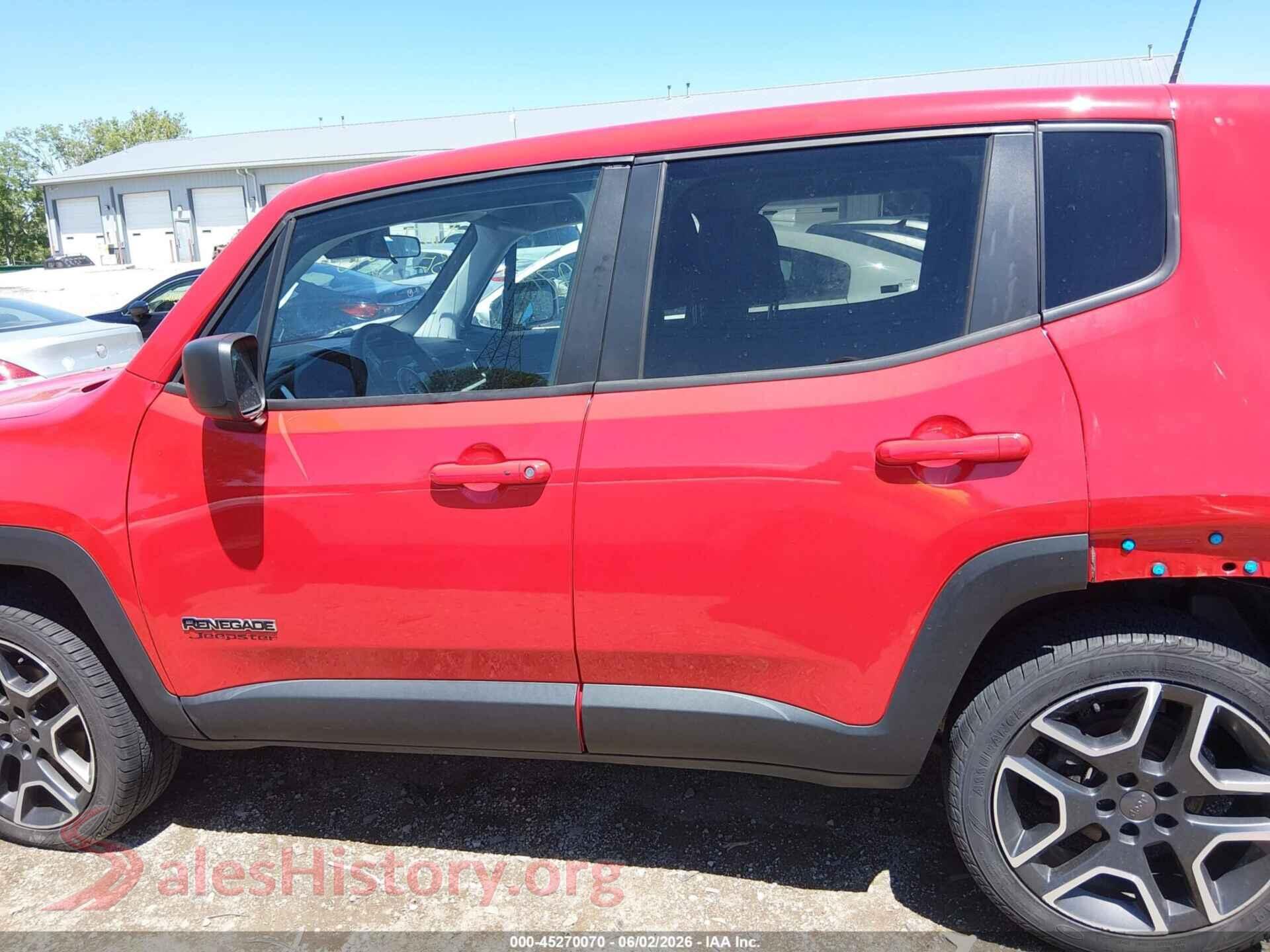 2021 JEEP RENEGADE VIN ZACNJDAB5MPM53263, auction photo 14