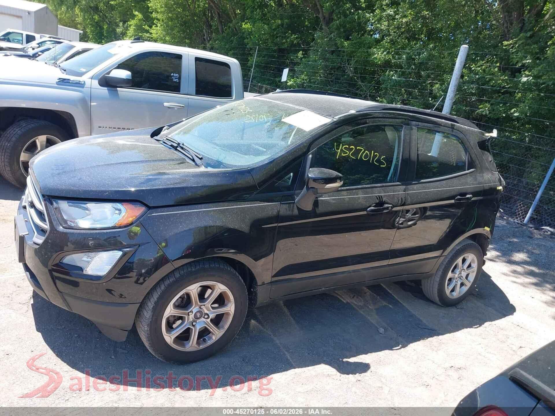 2021 FORD ECOSPORT VIN MAJ3S2GE1MC422535, auction photo 15