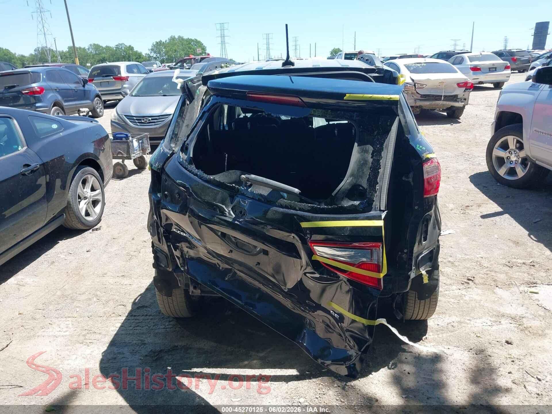 2021 FORD ECOSPORT VIN MAJ3S2GE1MC422535, auction photo 17