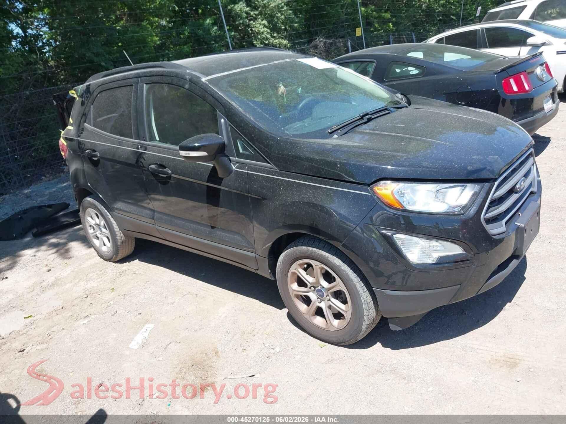 MAJ3S2GE1MC422535 2021 FORD ECOSPORT