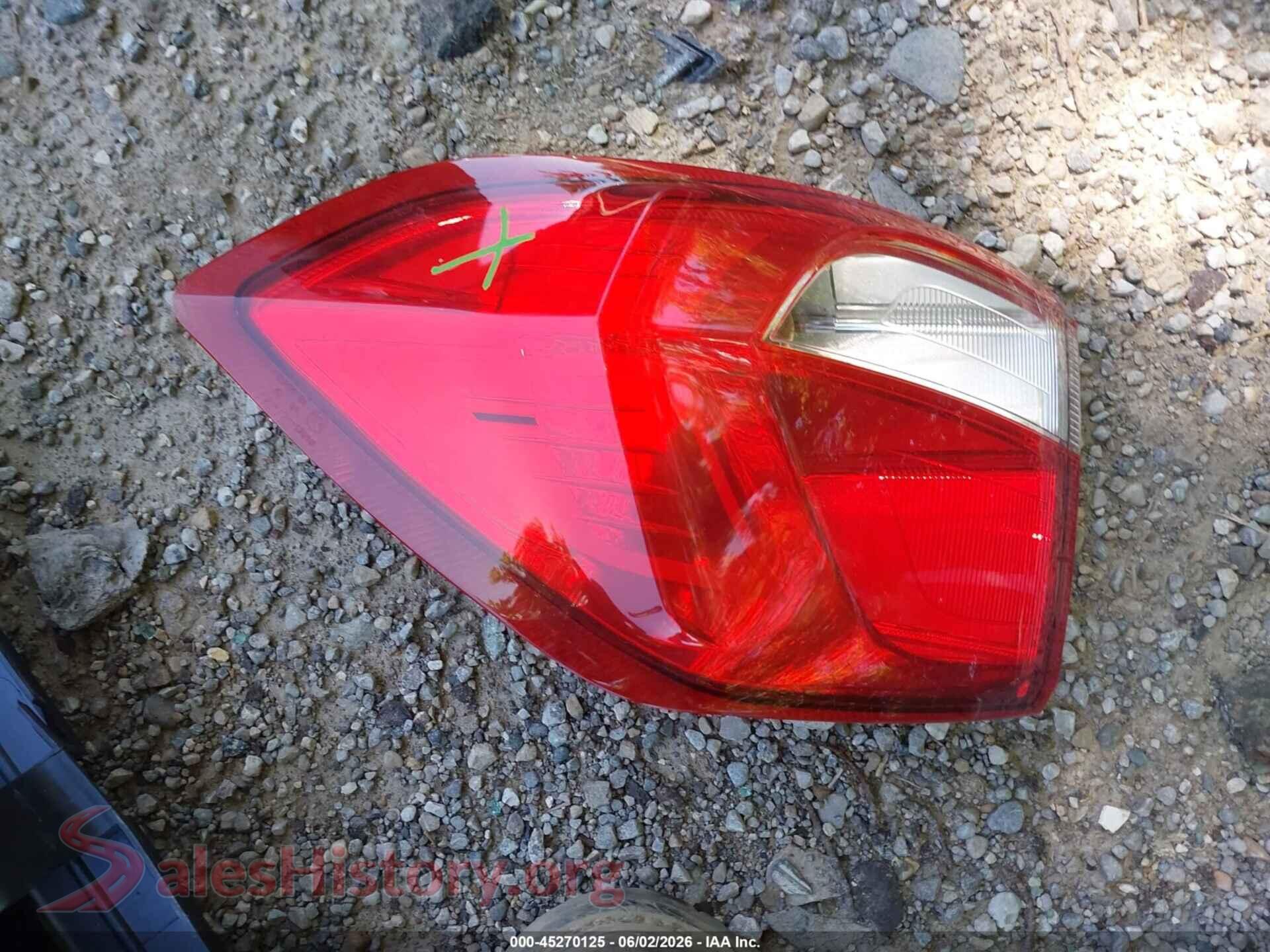 2021 FORD ECOSPORT VIN MAJ3S2GE1MC422535, damage close-up