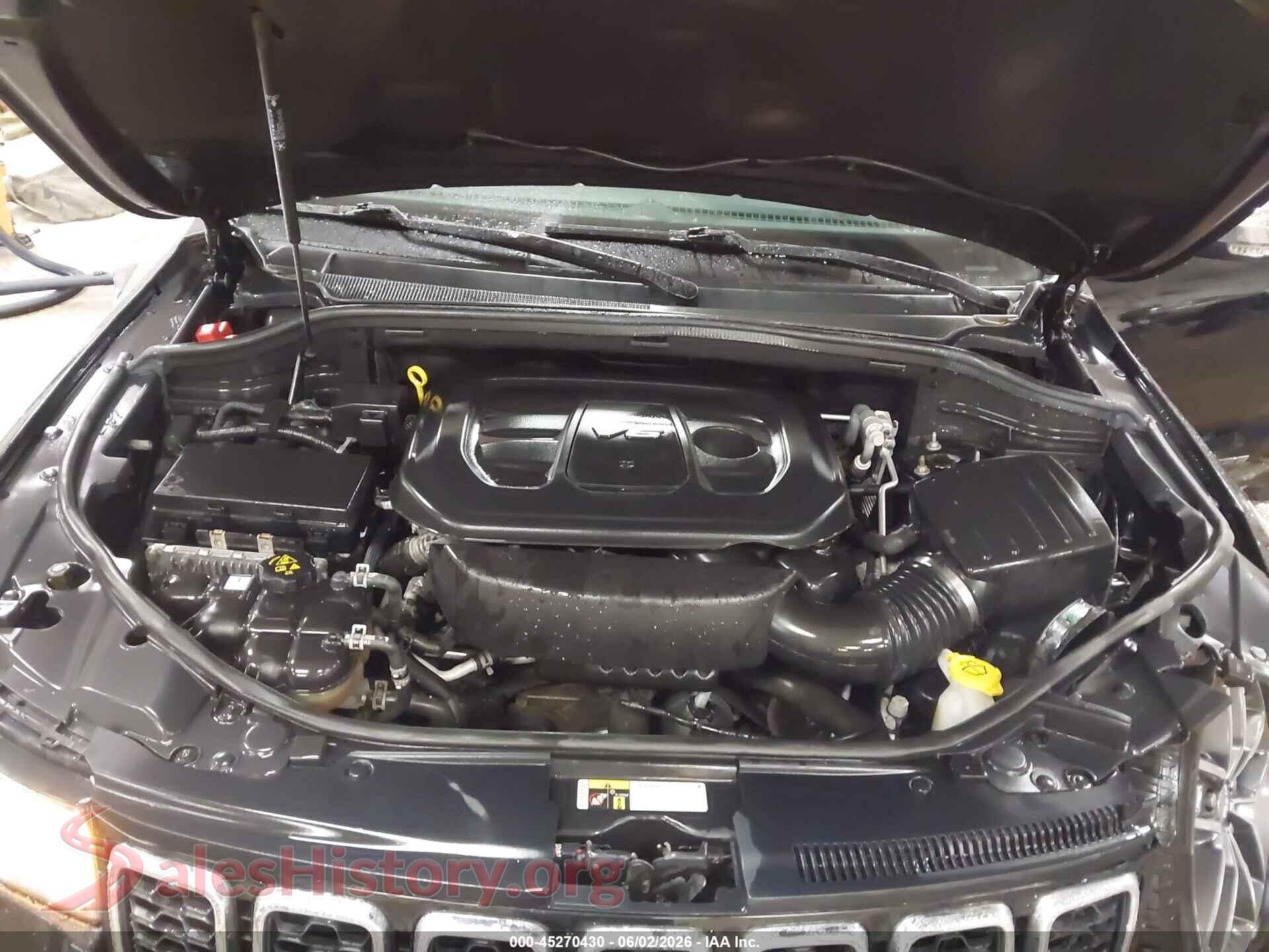 2017 JEEP GRAND CHEROKEE VIN 1C4RJFBG6HC908979, interior dashboard