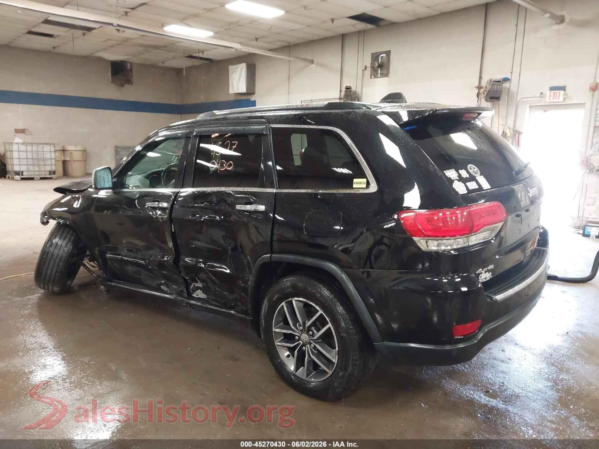 2017 JEEP GRAND CHEROKEE VIN 1C4RJFBG6HC908979, driver side view