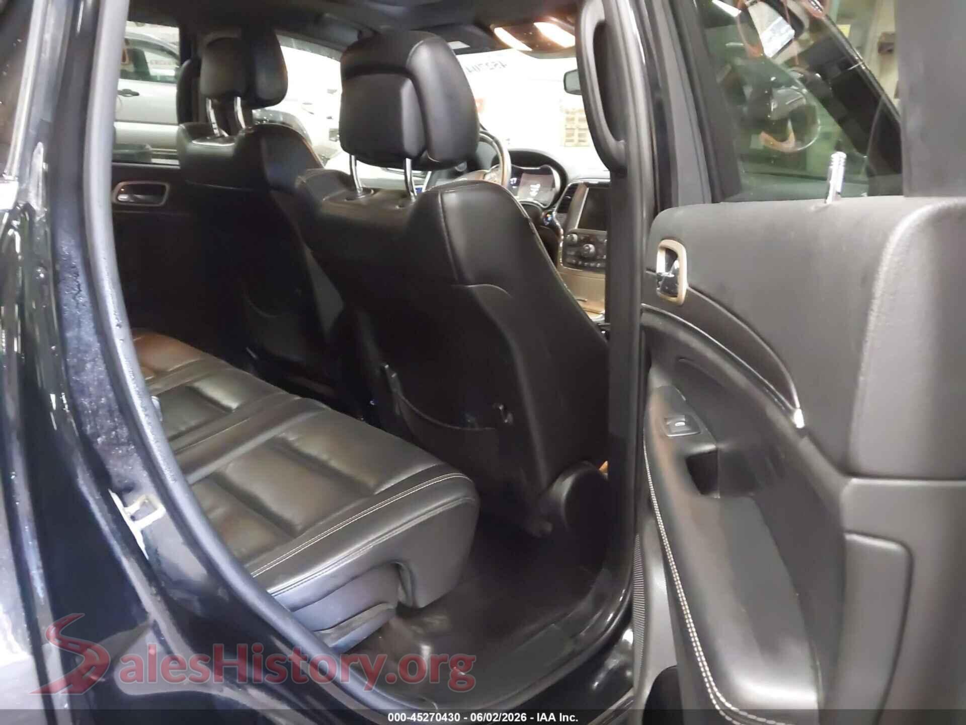 2017 JEEP GRAND CHEROKEE VIN 1C4RJFBG6HC908979, front passenger side