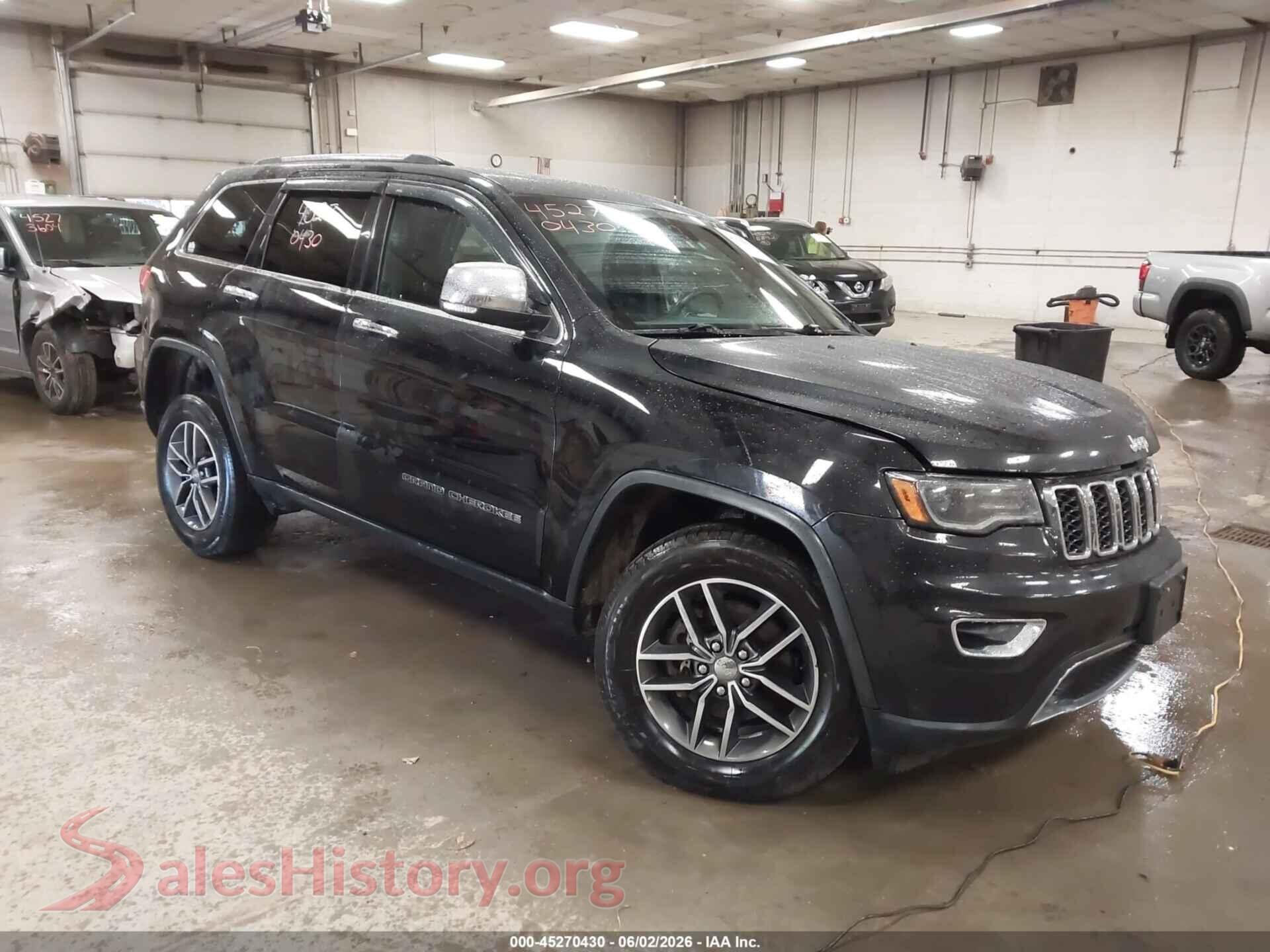 2017 JEEP GRAND CHEROKEE VIN 1C4RJFBG6HC908979, auction photo