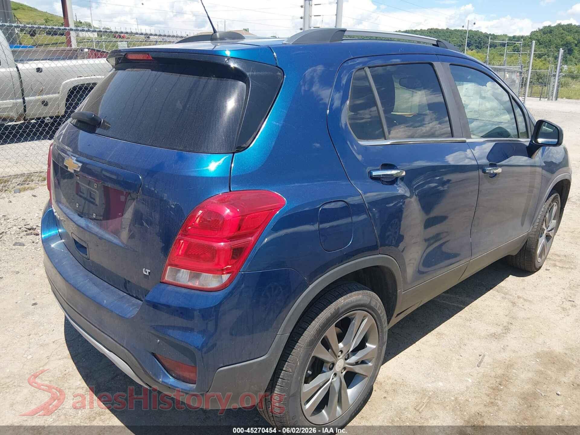 2020 CHEVROLET TRAX VIN 3GNCJPSB7LL280662, rear driver side