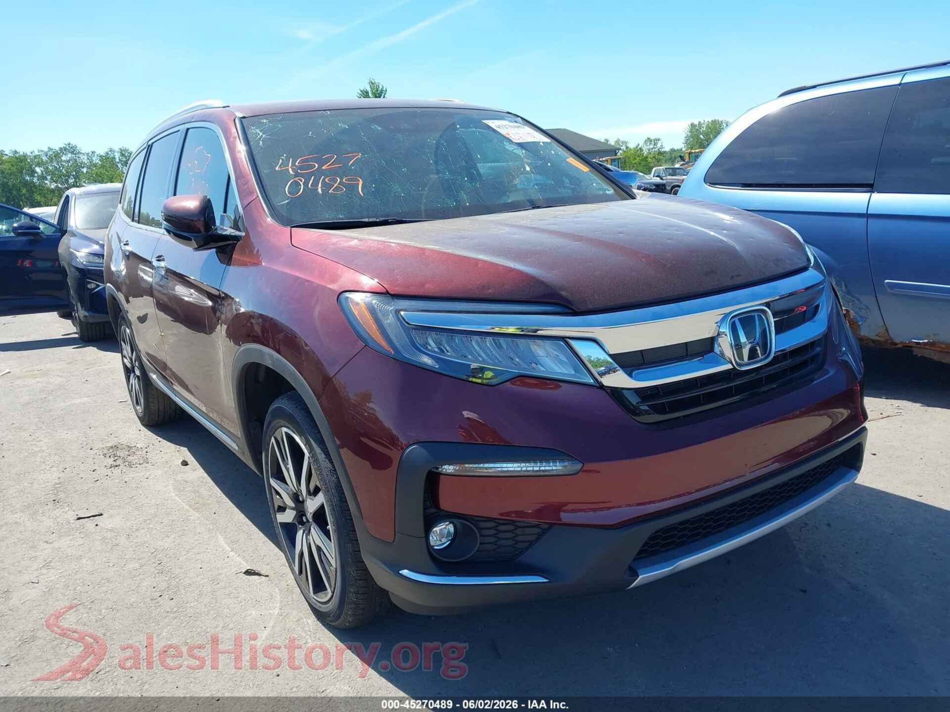 5FNYF6H09MB025348 2021 HONDA PILOT