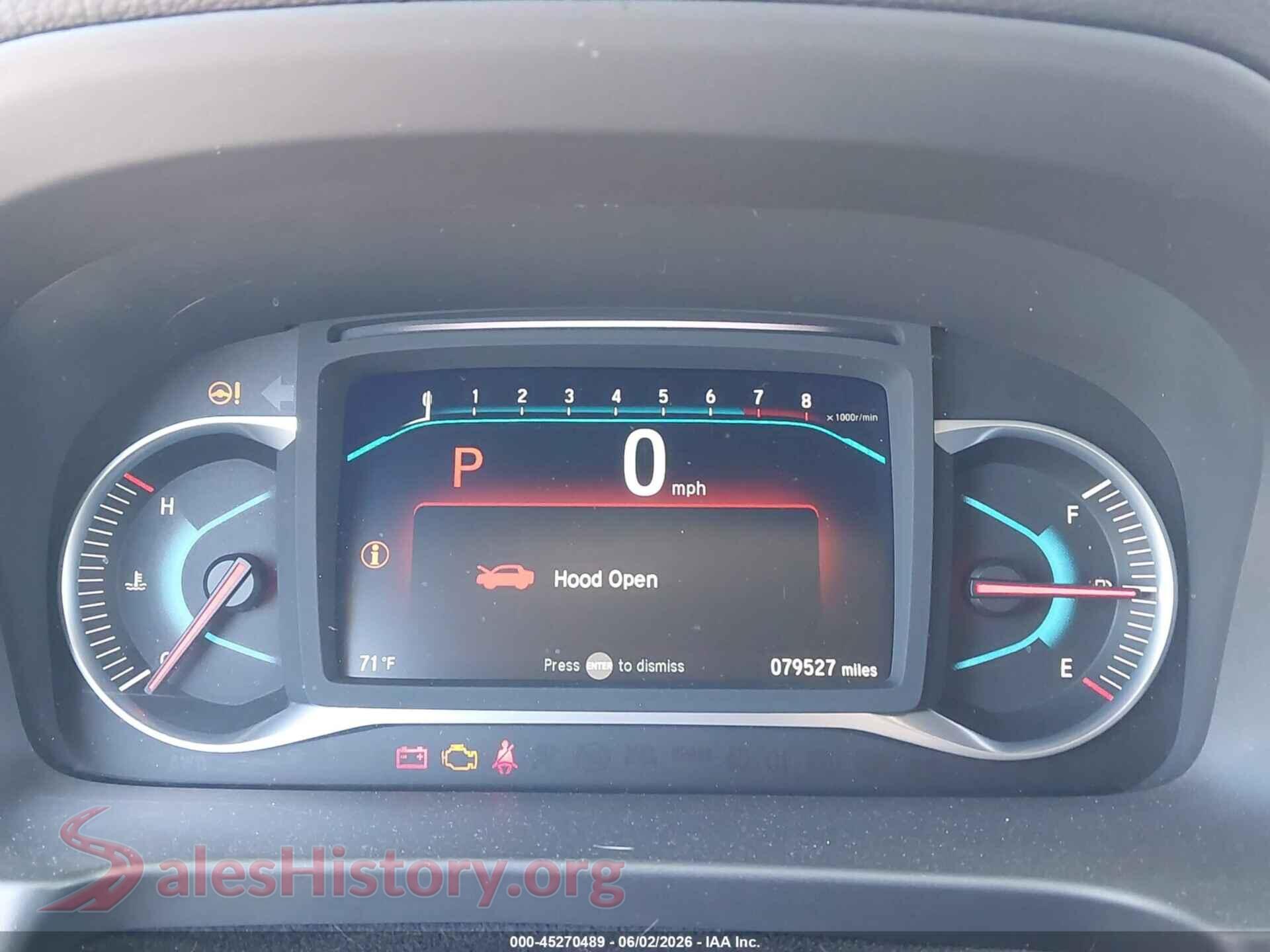 2021 HONDA PILOT VIN 5FNYF6H09MB025348, passenger side view
